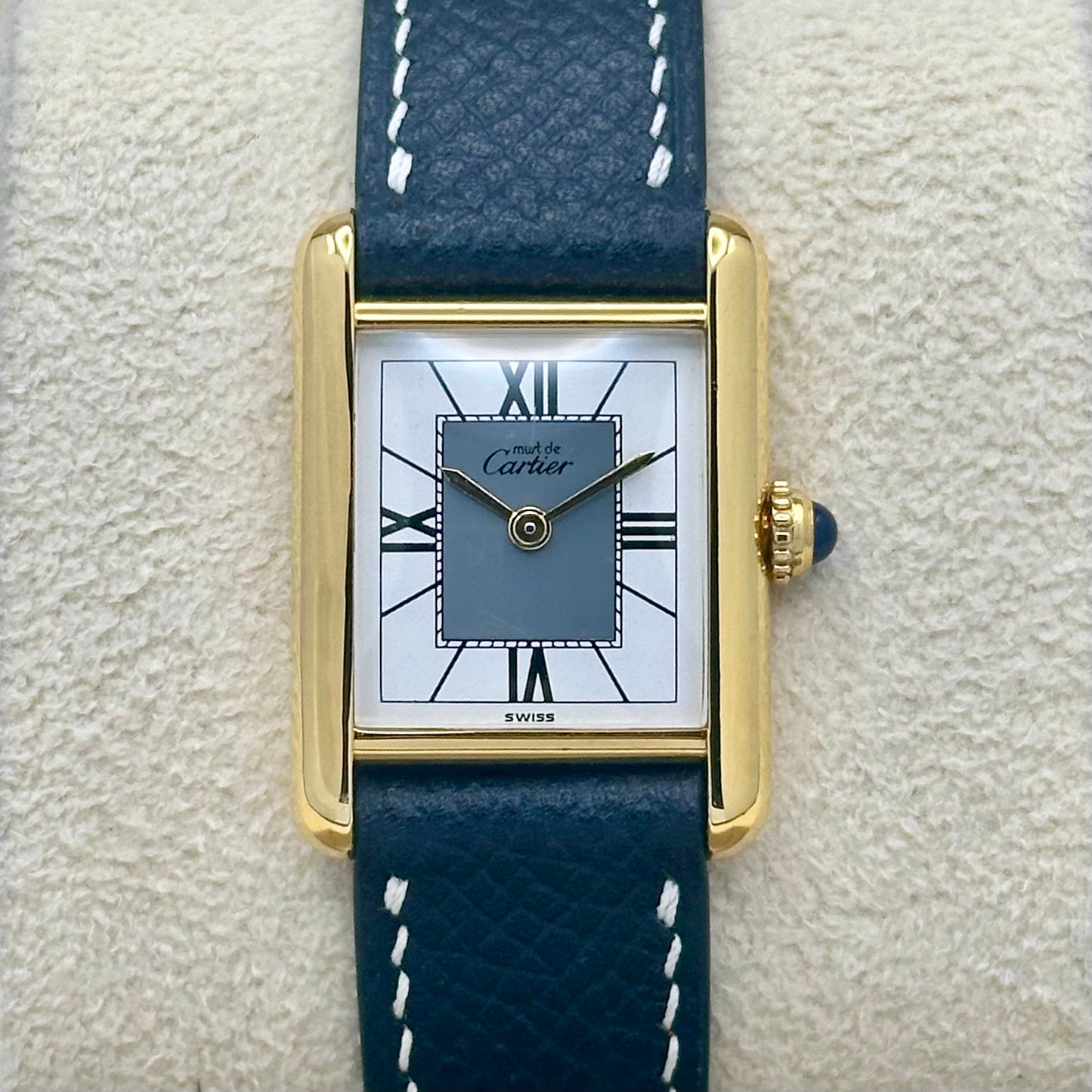 Tank Must Vermeil Small White Romans Ref 5057001 1990