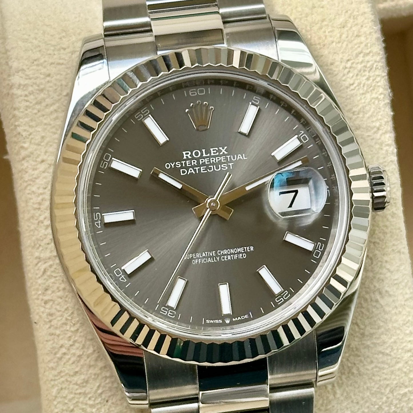 Datejust 41 Rhodium Ref 126334 2021