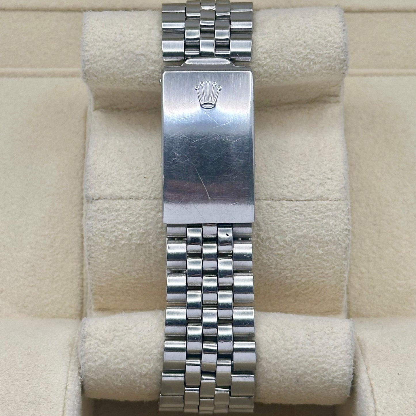 Datejust 36 Silver Pie Pan 18K White Gold Ref 1601 1971