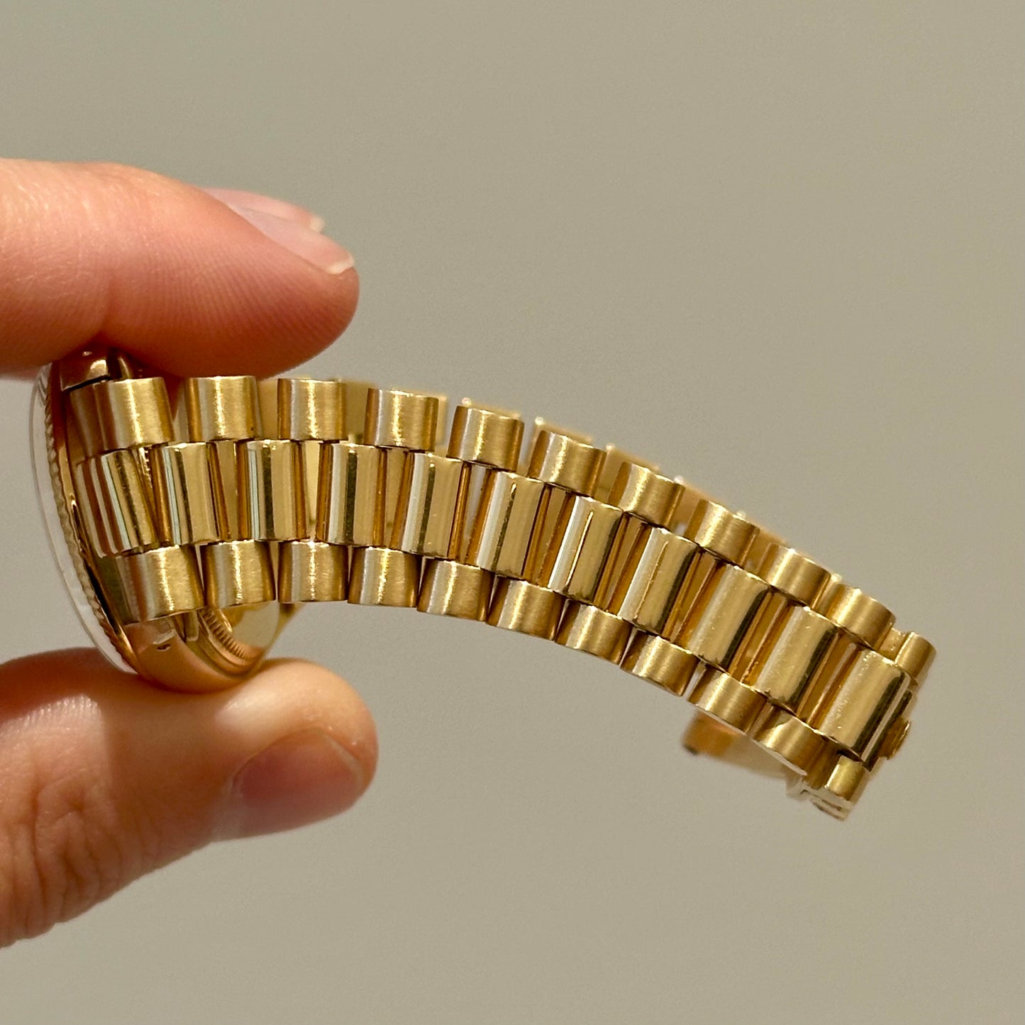 Datejust 31 White Romans 18K Yellow Gold Presidential Ref 6824 1979