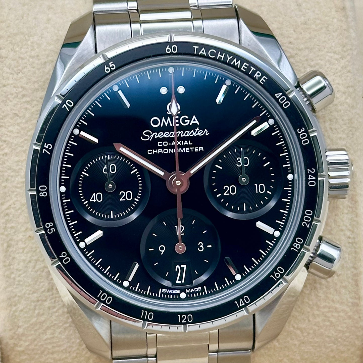 Speedmaster 38 Black Ref 324.30.38.50.01.001 2023
