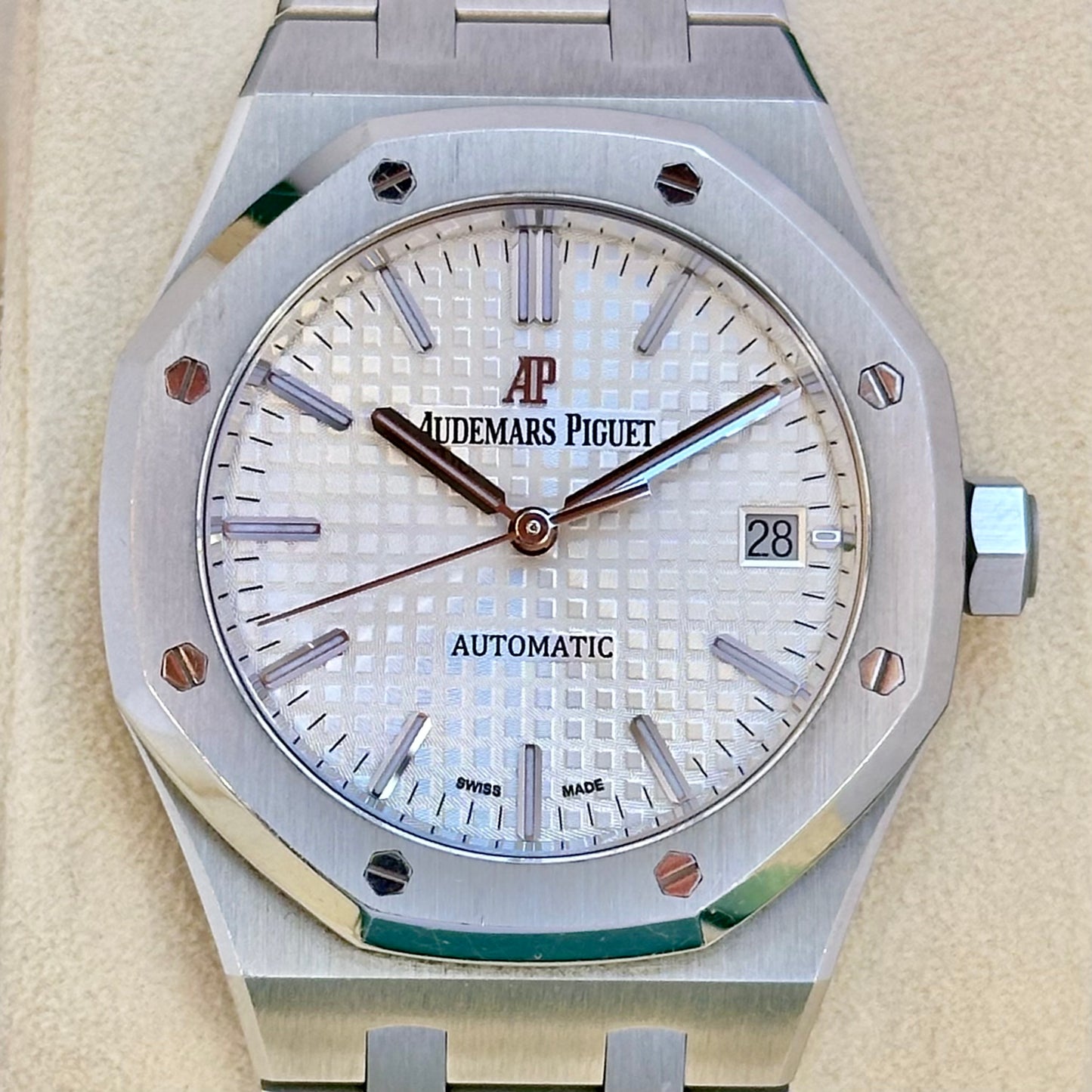 Royal Oak White Ref 15450ST 2018