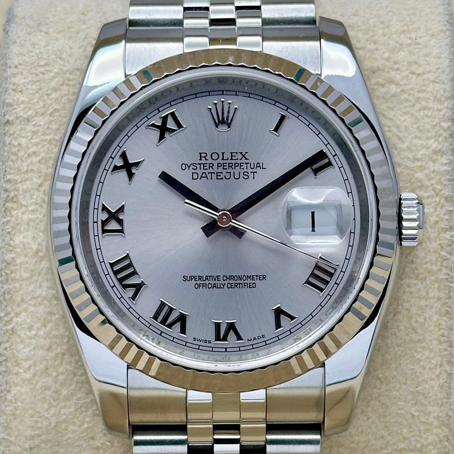 Datejust 36 Silver Romans Ref 116234 2007