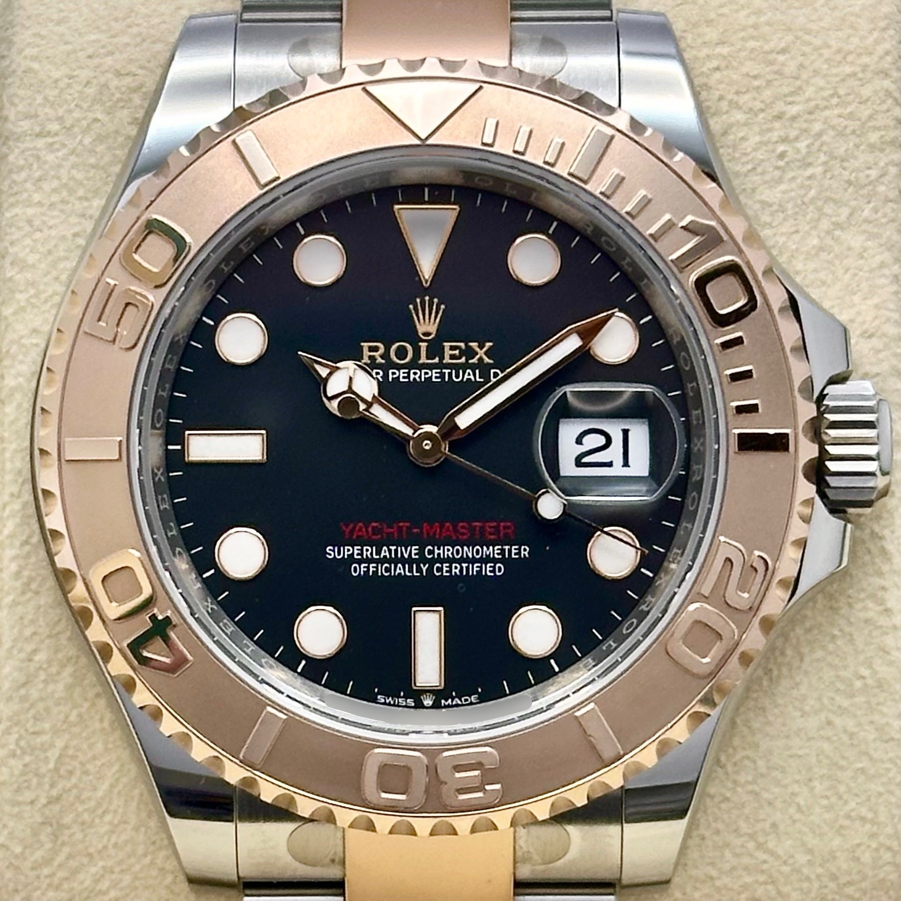 Yacht-Master 40 Everose Black Ref 126621 2023 – George Perpetual