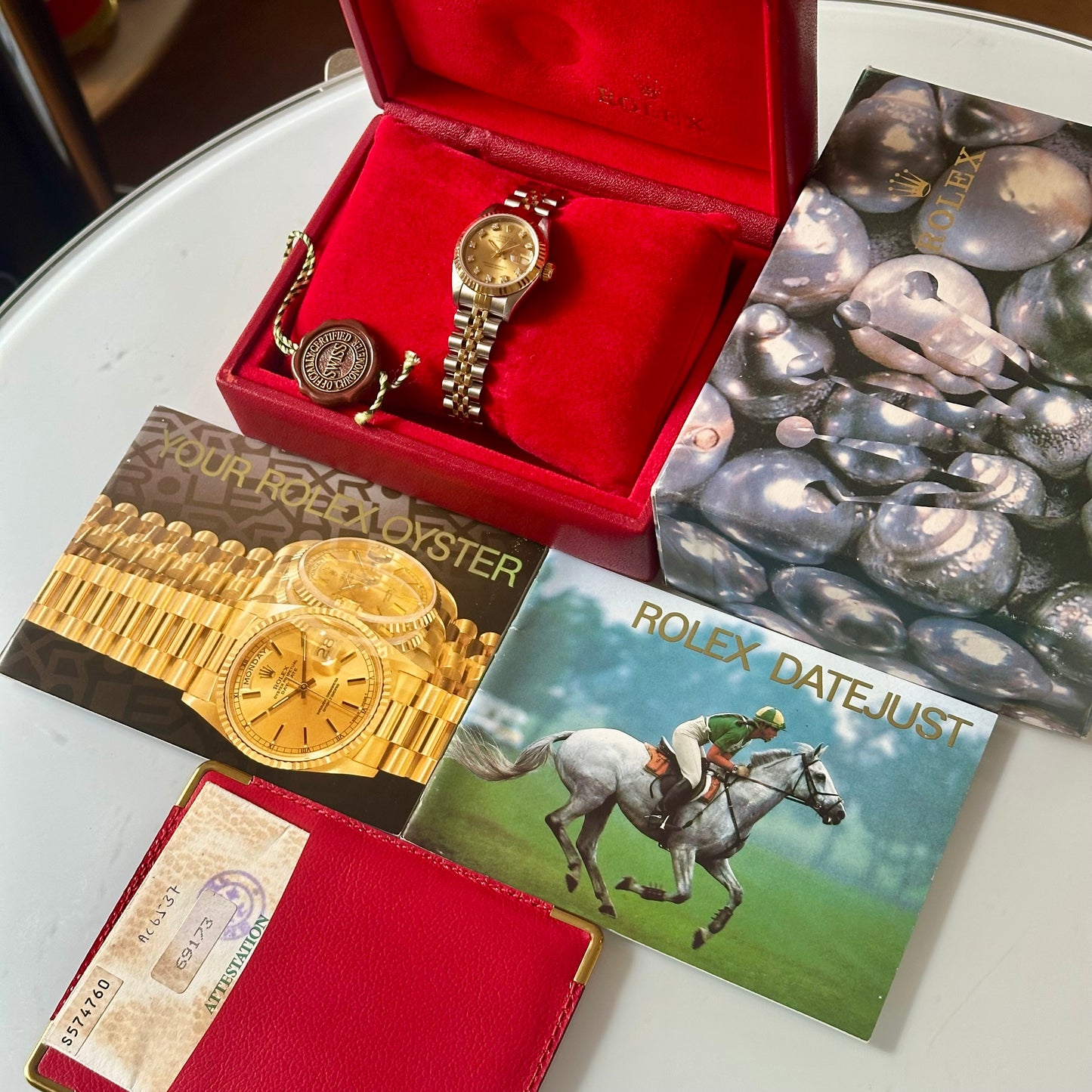 Lady-Datejust 26 Champagne Diamond Ref 69173G