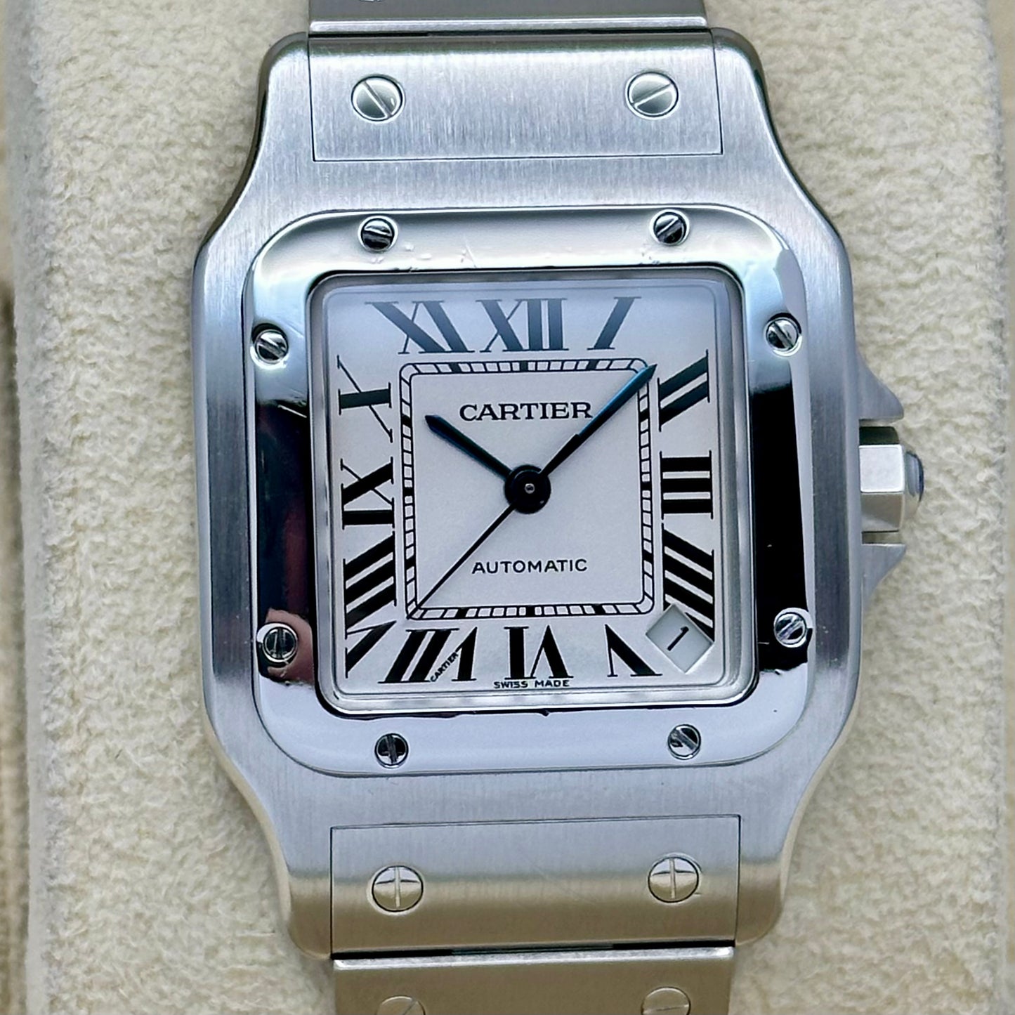 Santos Galbée Automatic XL White Romans Ref 2823 2008