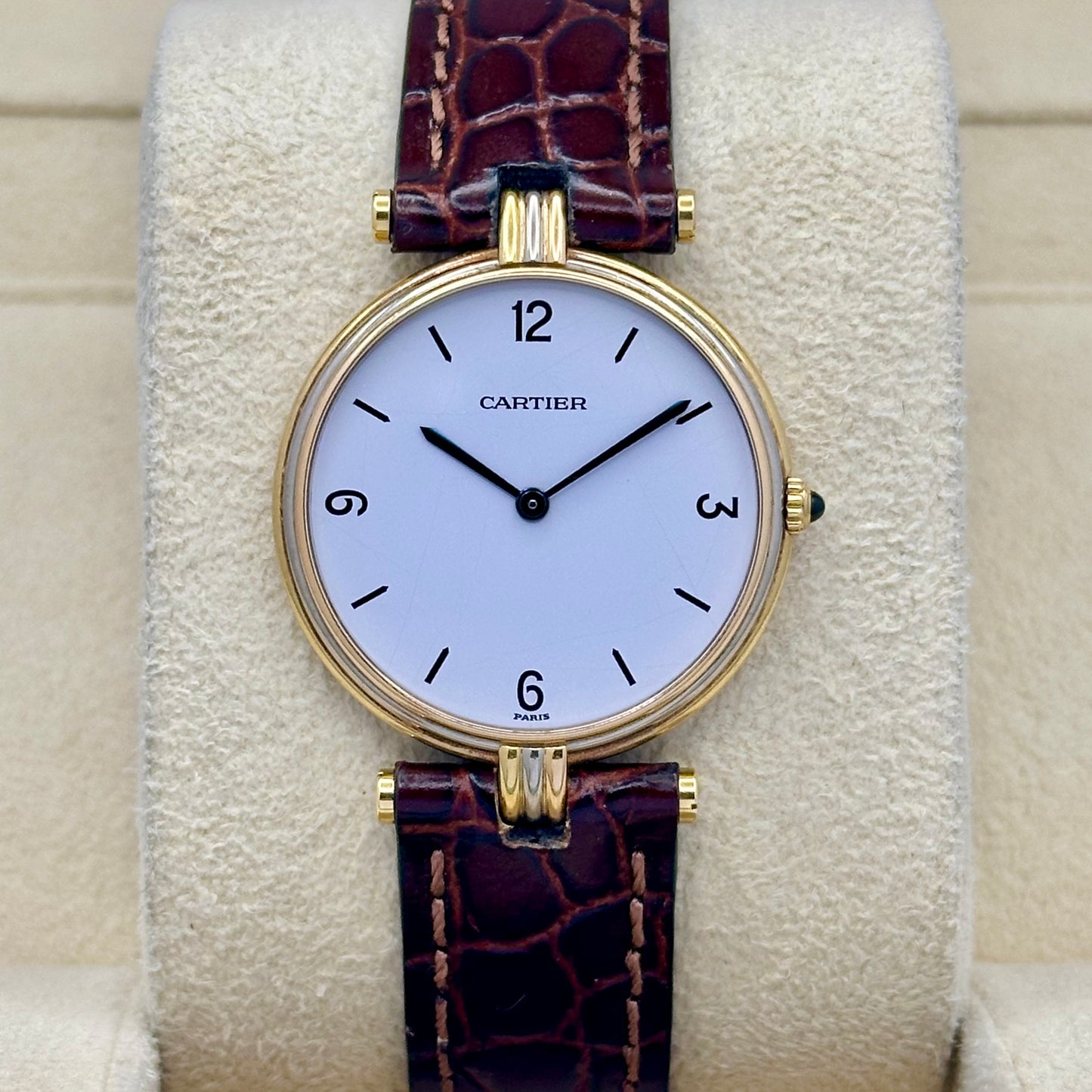 Vendome Trinity White Dial 18K Gold Ref 81003