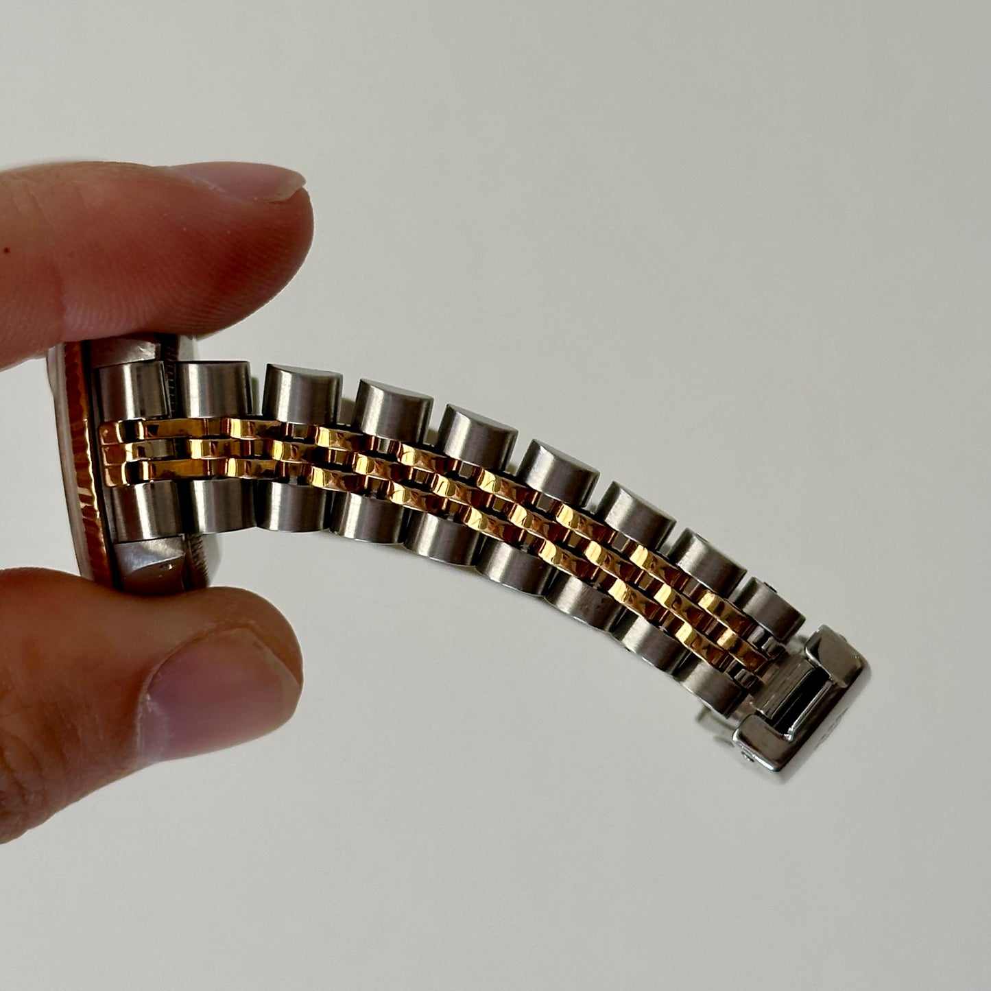 Lady-Datejust 26 White Buckley Diamond Dial 18K Yellow Gold Two Tone Ref 69173G 1988