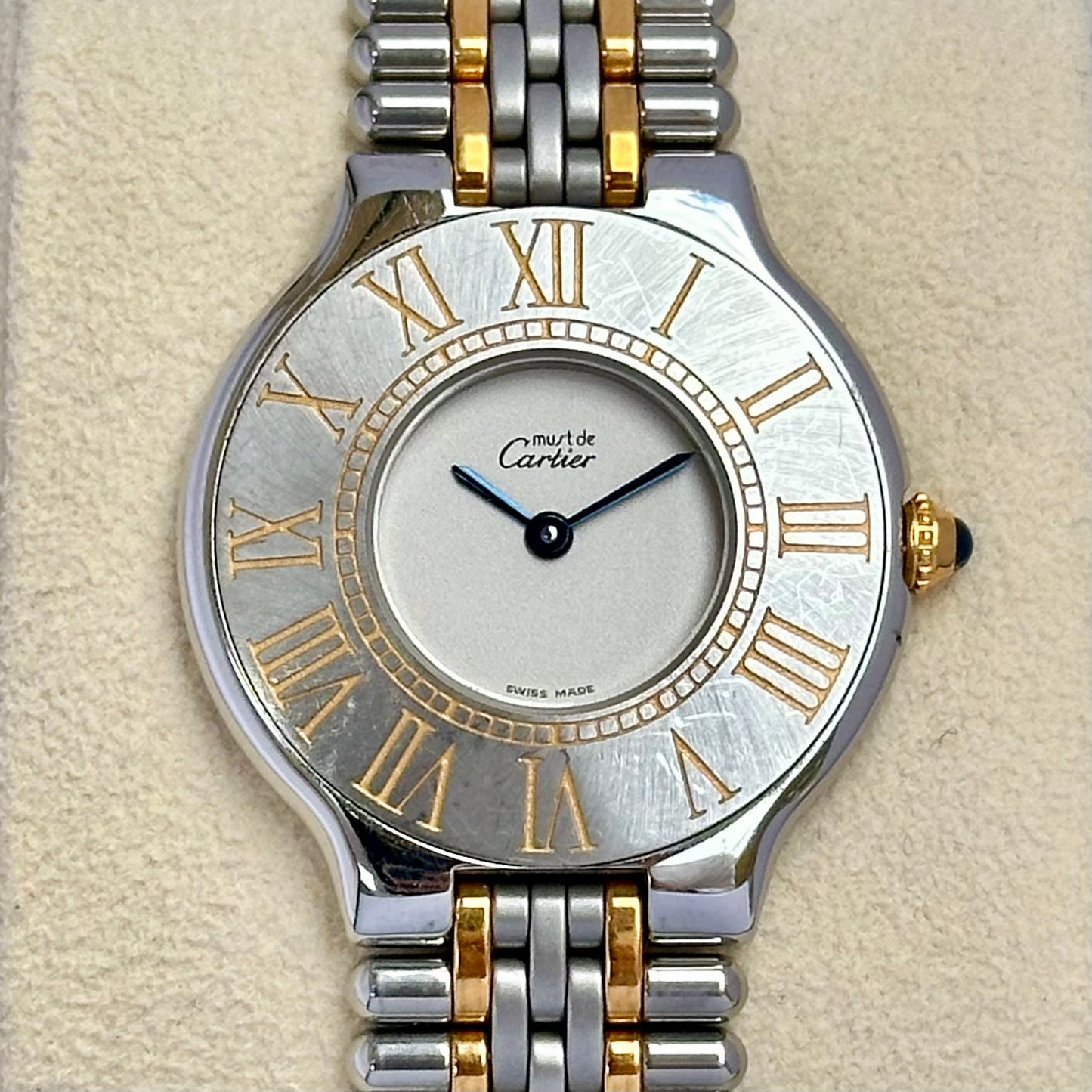 Must De Cartier 21 Two Tone Ref 123000P 1990