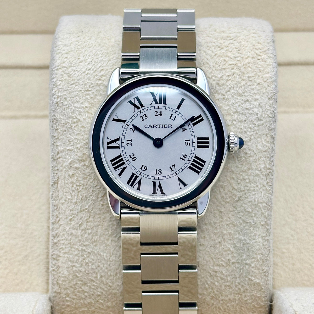 Ronde Solo De Cartier White Romans Ref W6701004 2021