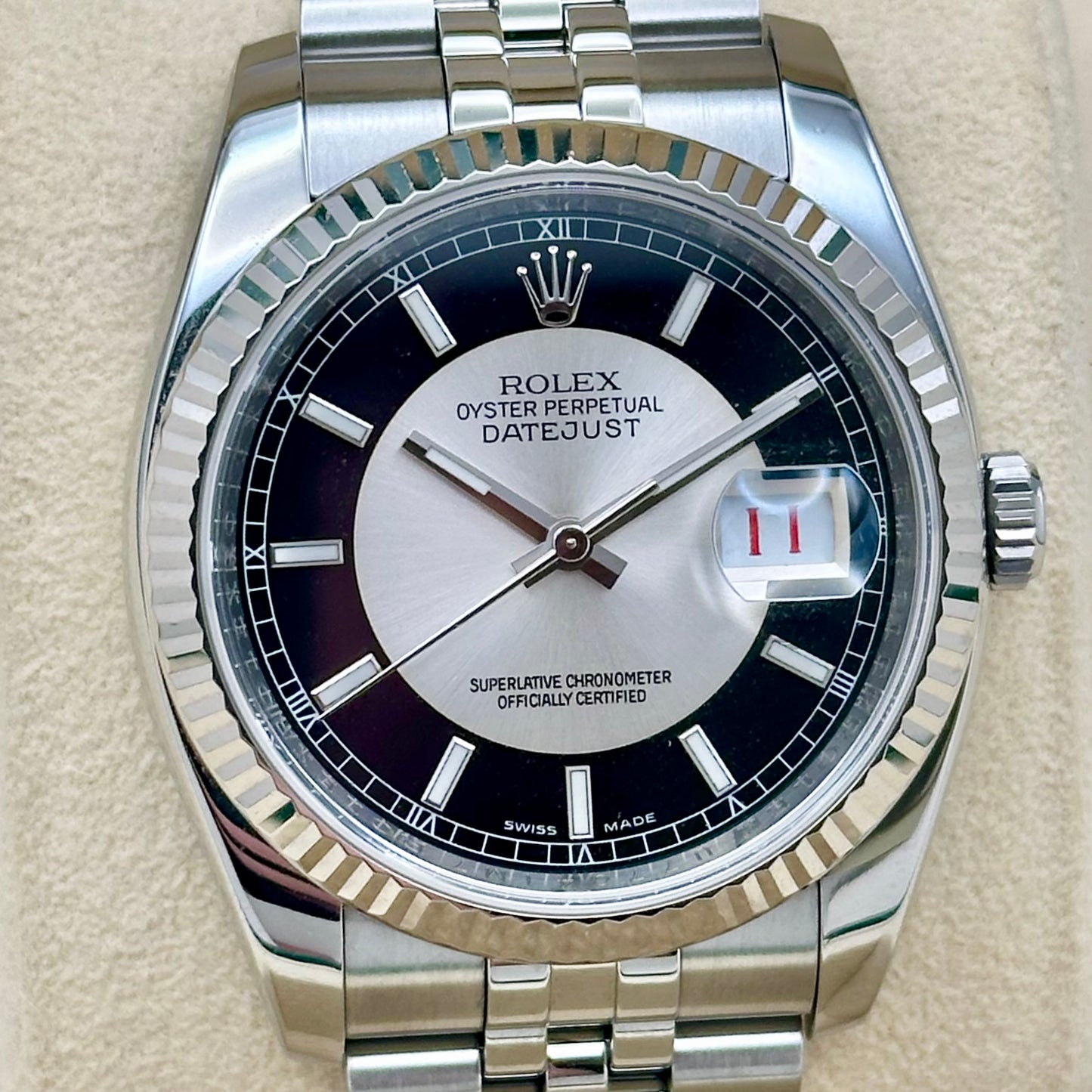 Datejust 36 Tuxedo Roulette Ref 116234 2013