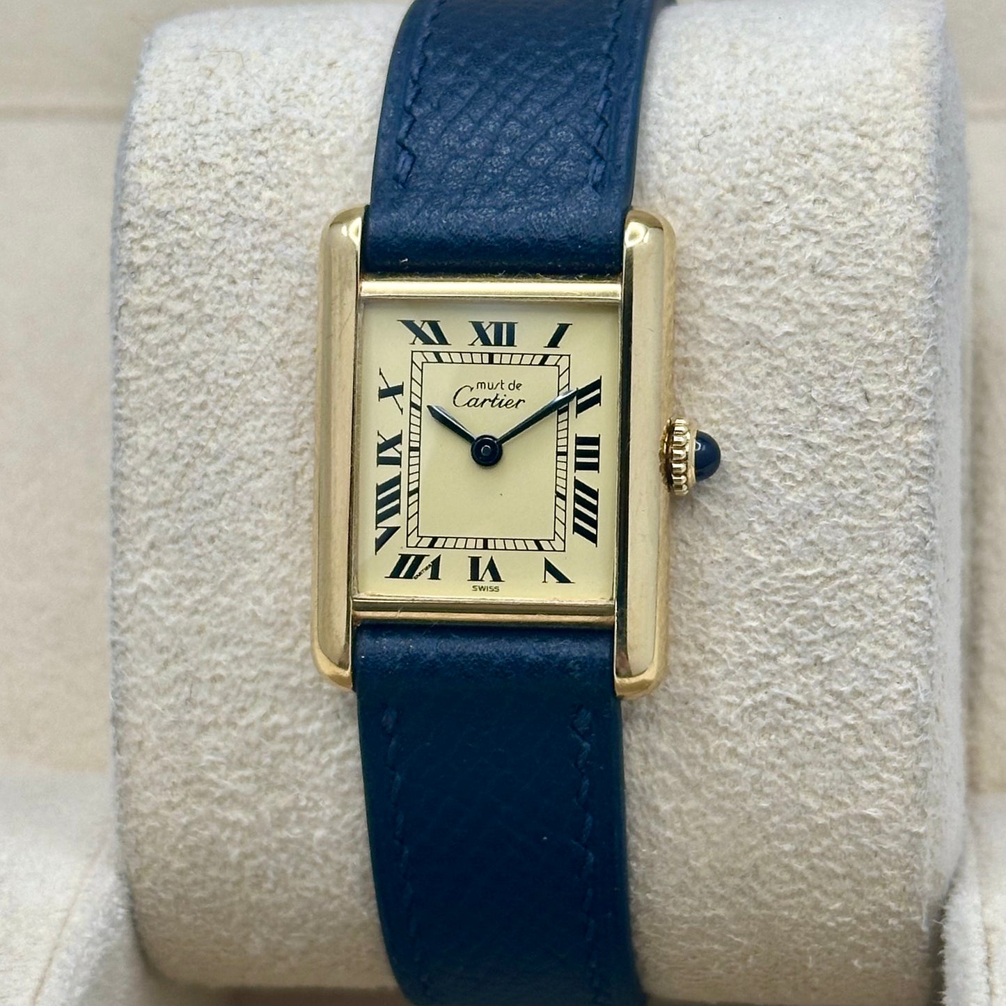 Tank Must Small Ivory Romans Manual Winding 1980