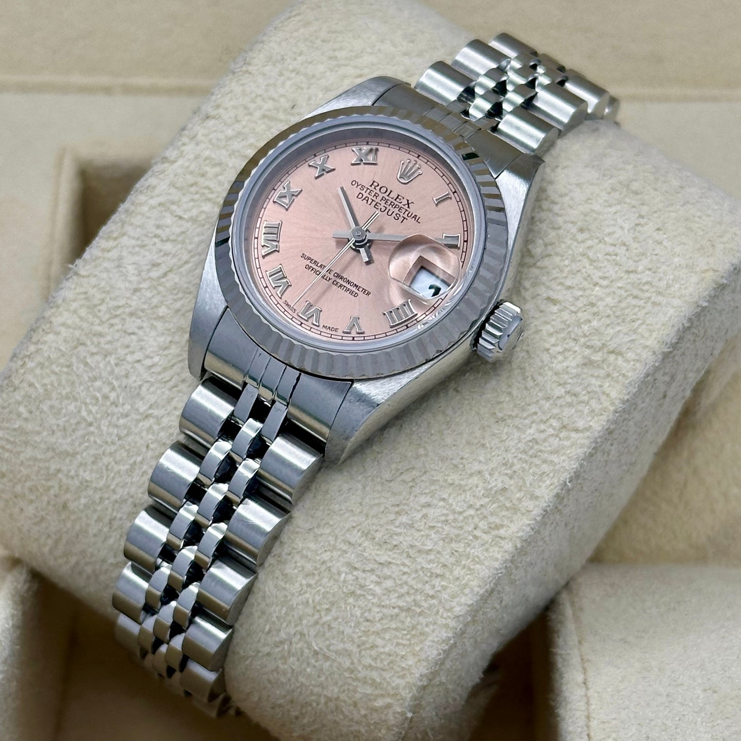 Lady-Datejust 26 Pink Romans Ref 79174 2004
