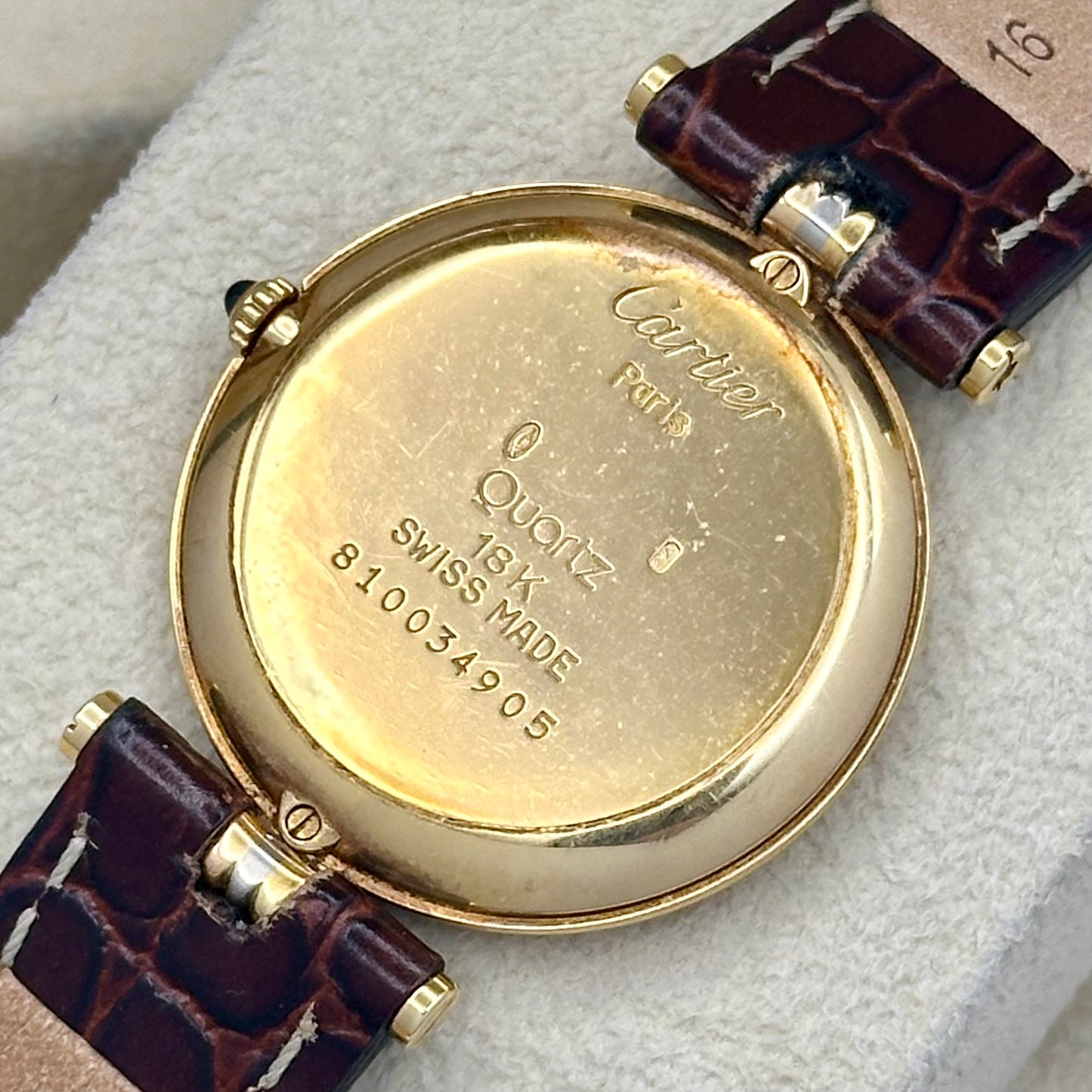 Vendome Trinity White Dial 18K Gold Ref 81003