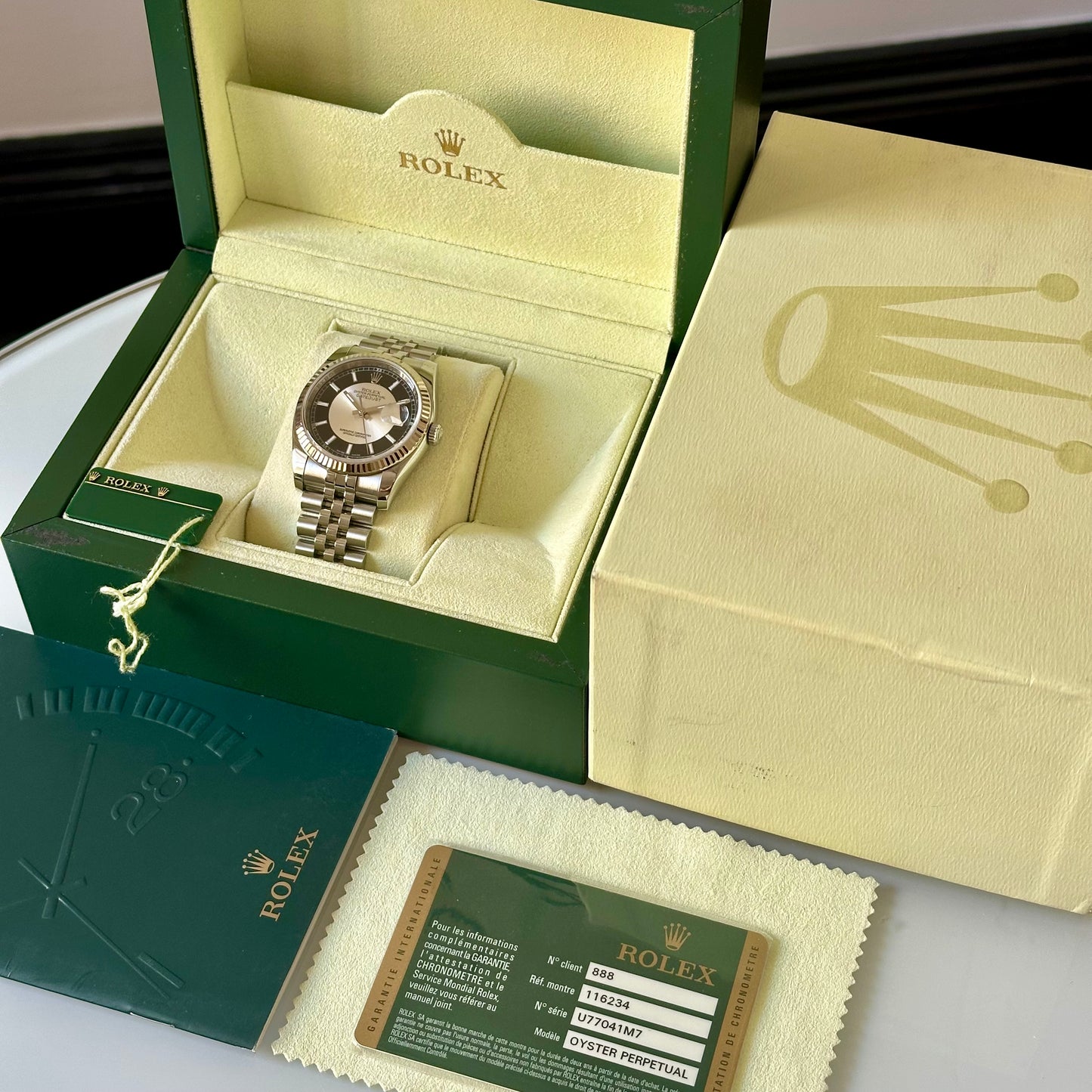 Datejust 36 Tuxedo Roulette Ref 116234 2013