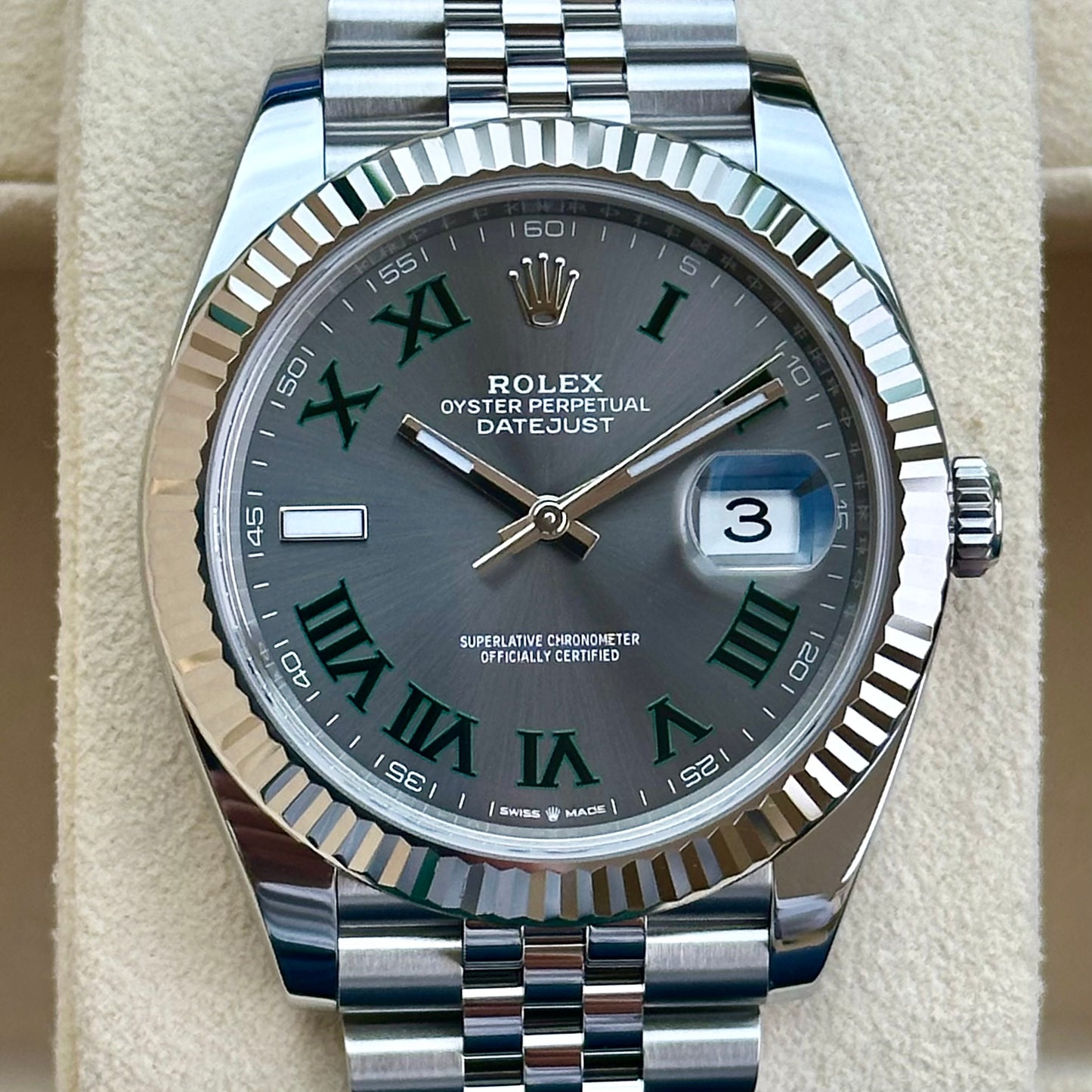 Datejust 41 Wimbledon Dial Ref 126334 2021