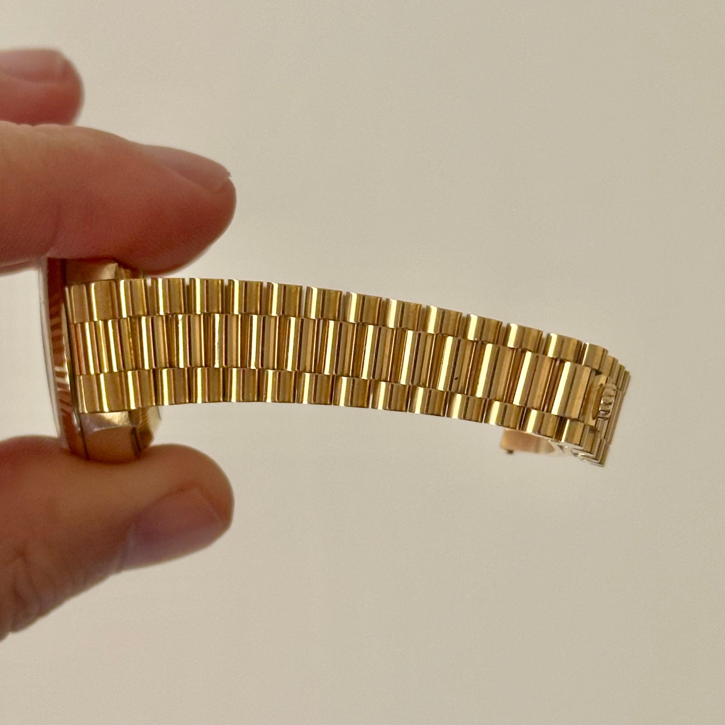 Lady-Datejust 26 Champagne Diamond 18K Yellow Gold President Ref 69178 1993