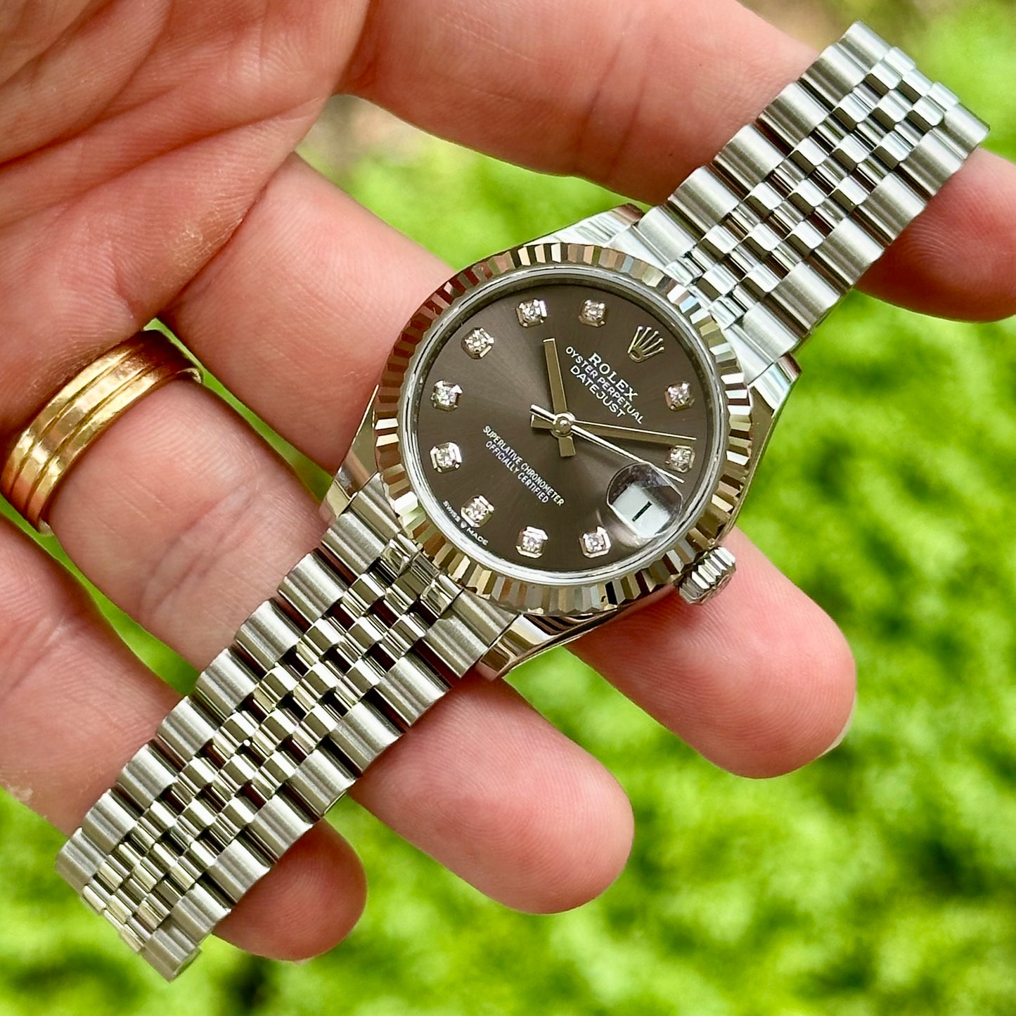 Datejust 31 Grey Diamond 18K White Gold Ref 278274 2026