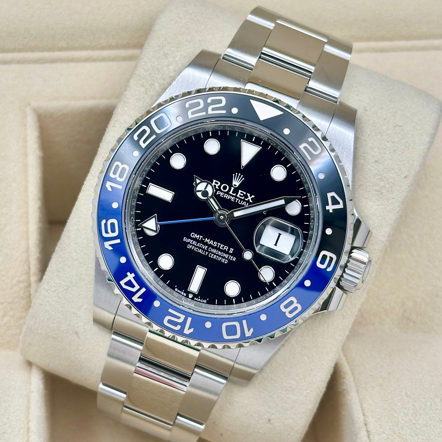 GMT Master II Batman Ref 126710BLNR 2024