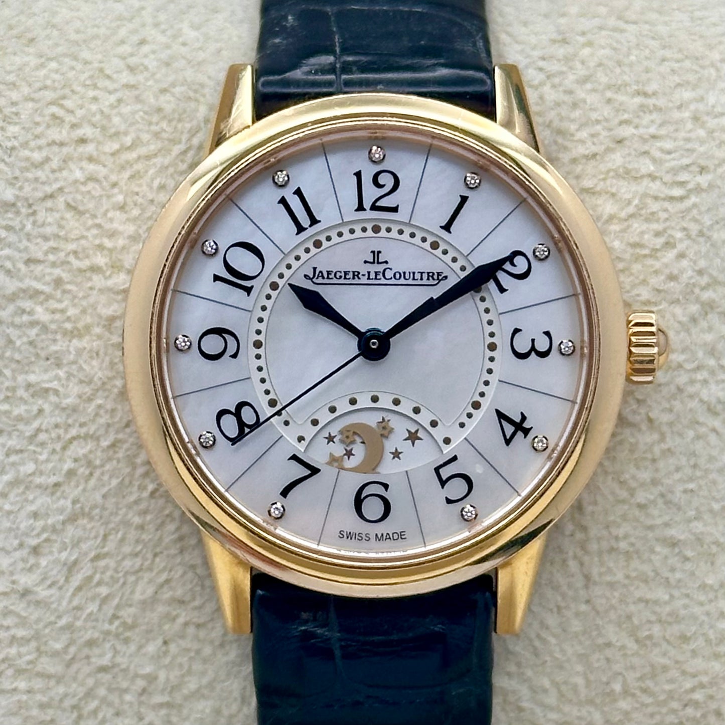 Rendez-Vous 18K Rose Gold Mother of Pearl Diamond Dial Ref Q3462491