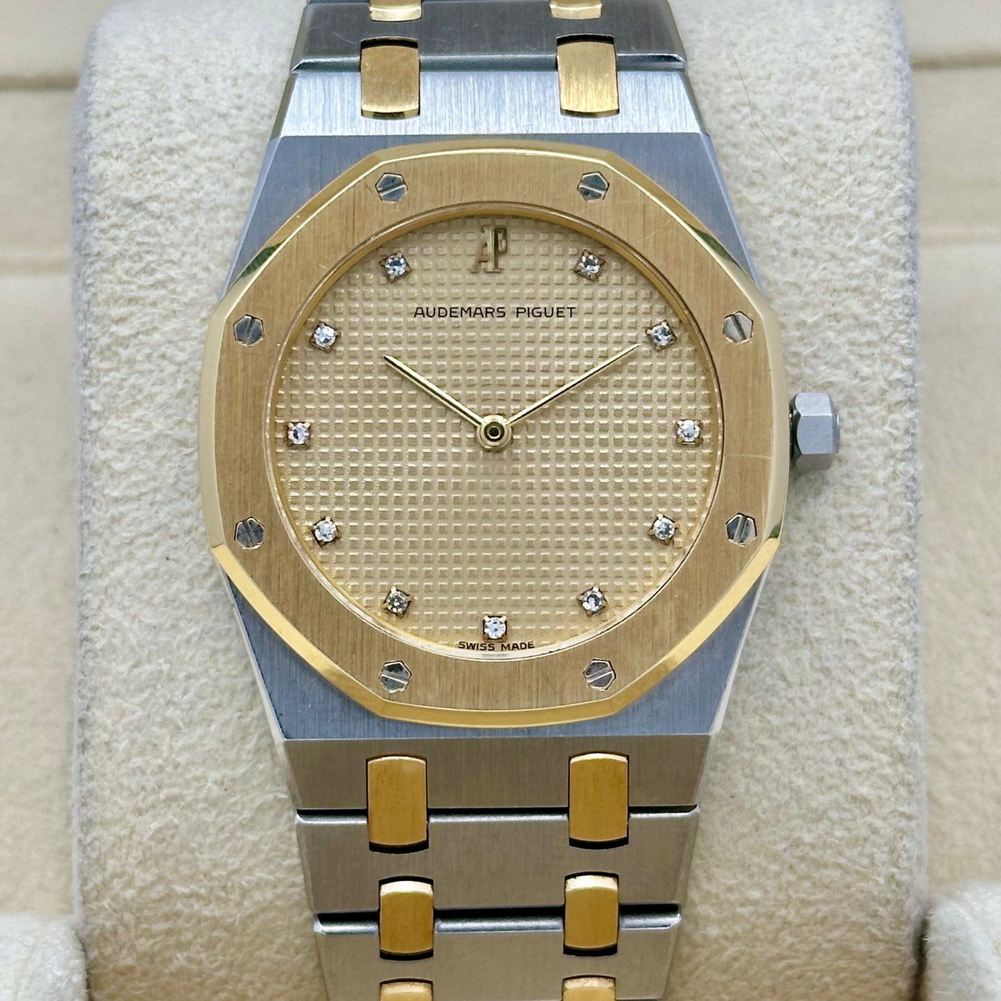 Royal Oak Champagne Diamond 18K Yellow Gold Two Tone Ref 56303SA 1990