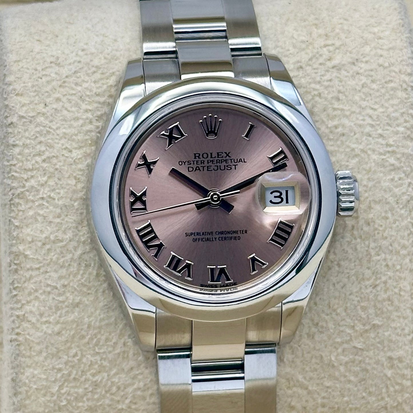 Lady-Datejust 28 Pink Romans Ref 279160 2017