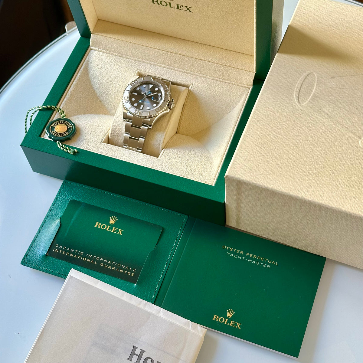 Yacht-Master 40 Platinum Rhodium Dial Ref 126622 2024