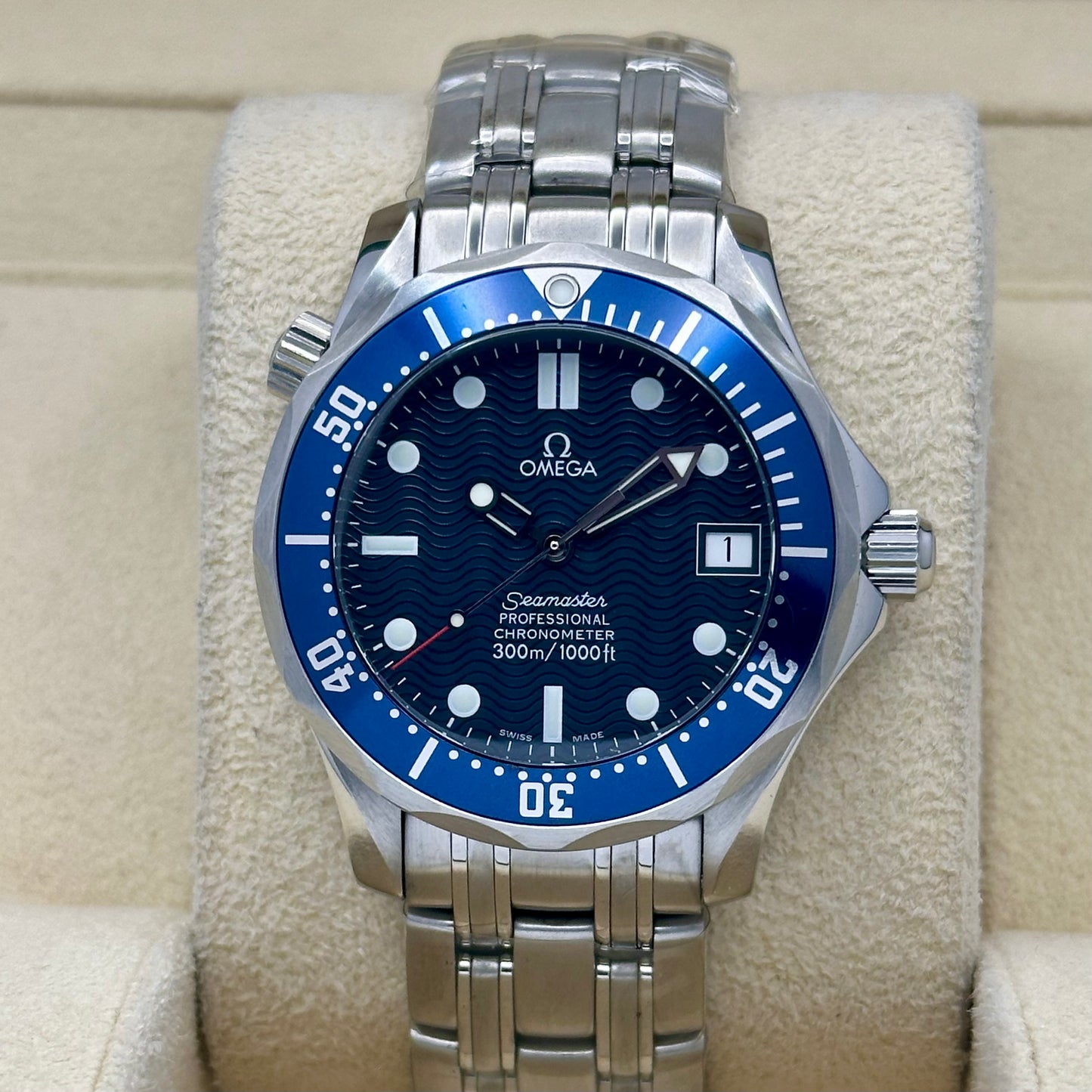 Seamaster 300M Blue Wave Dial 36MM Ref 2551.80.00