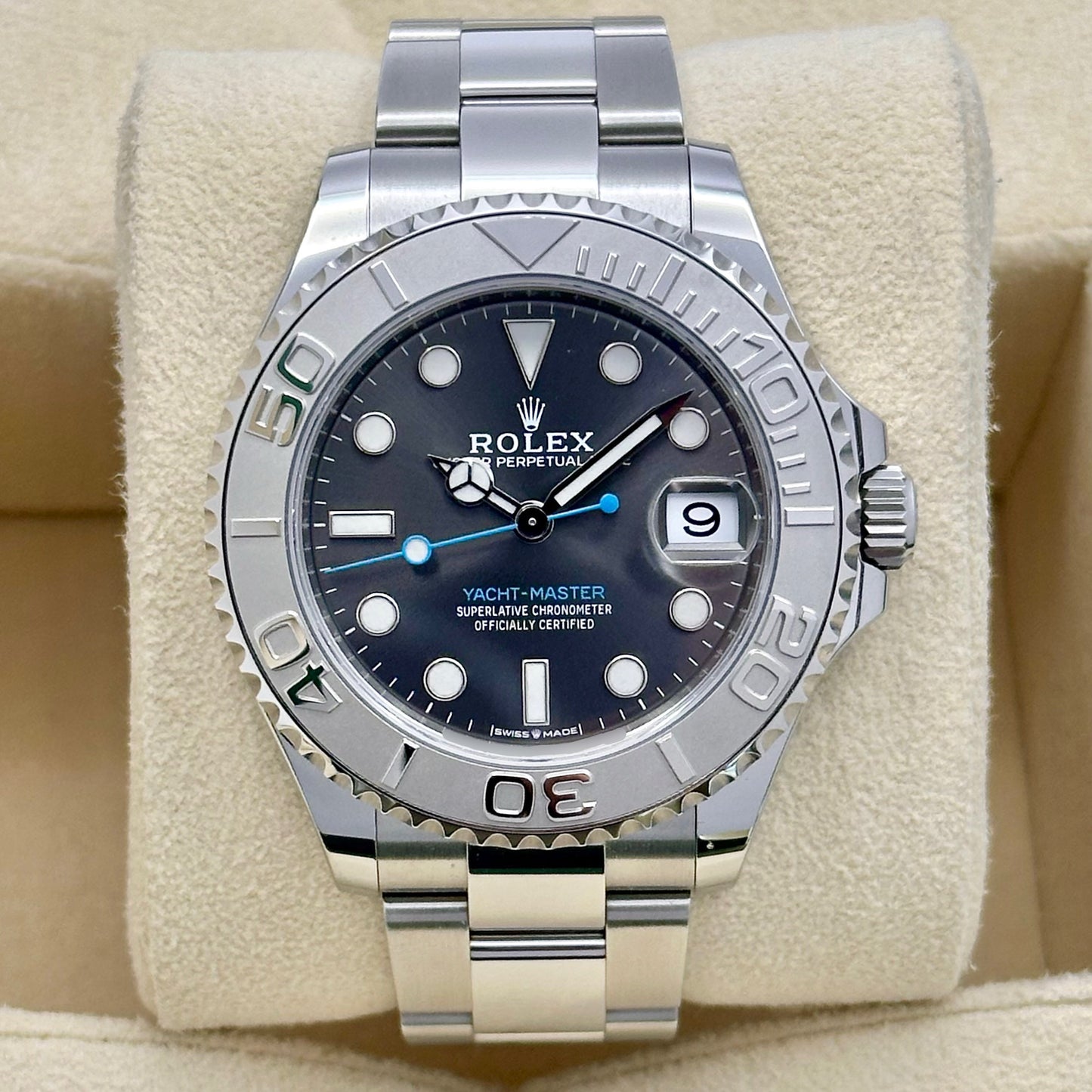 Yacht-Master 37 Platinum Rhodium Ref 268622 2022