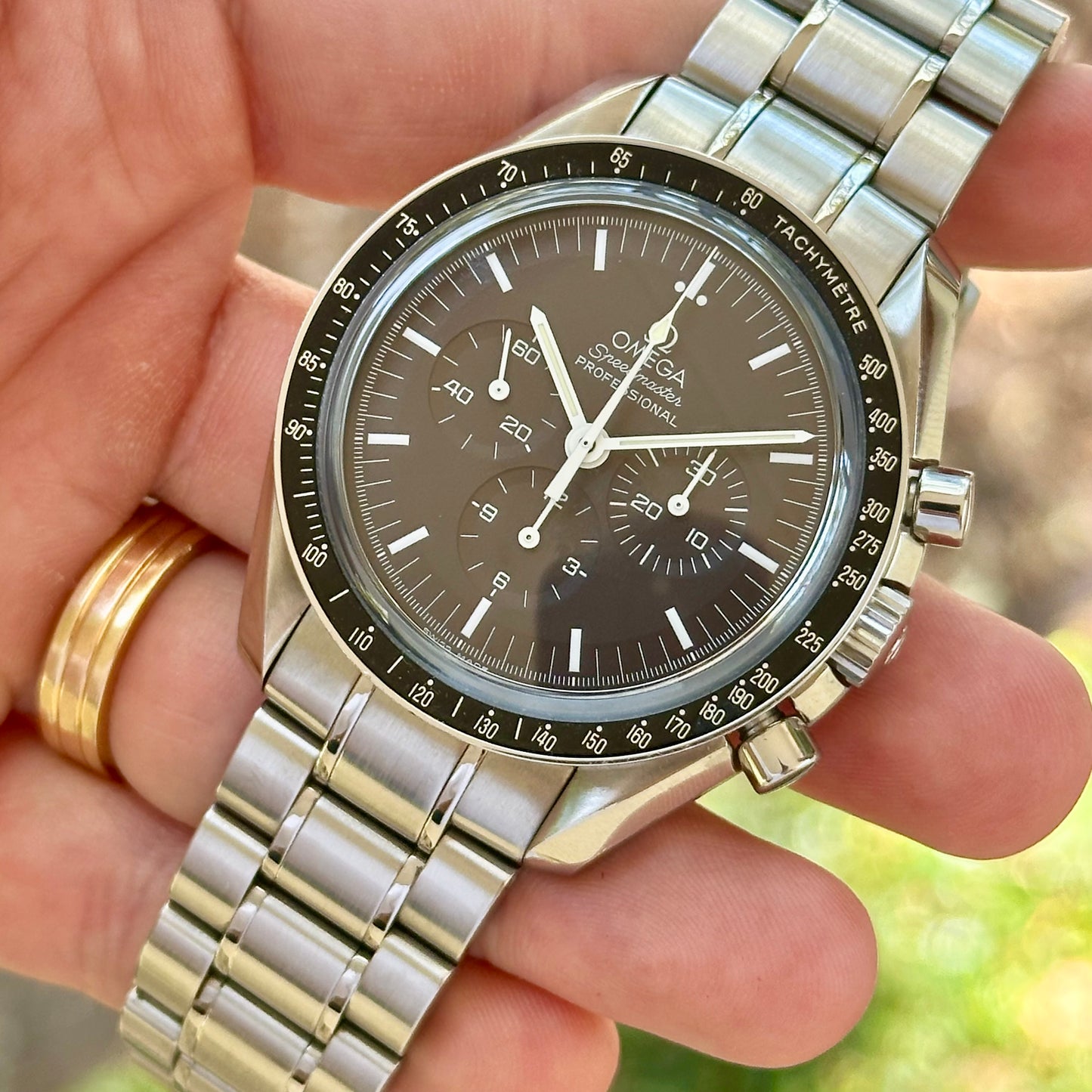 (ON HOLD) Speedmaster Professional Sapphire Sandwich Brown Dial Ref 311.30.42.30.13.001 2009