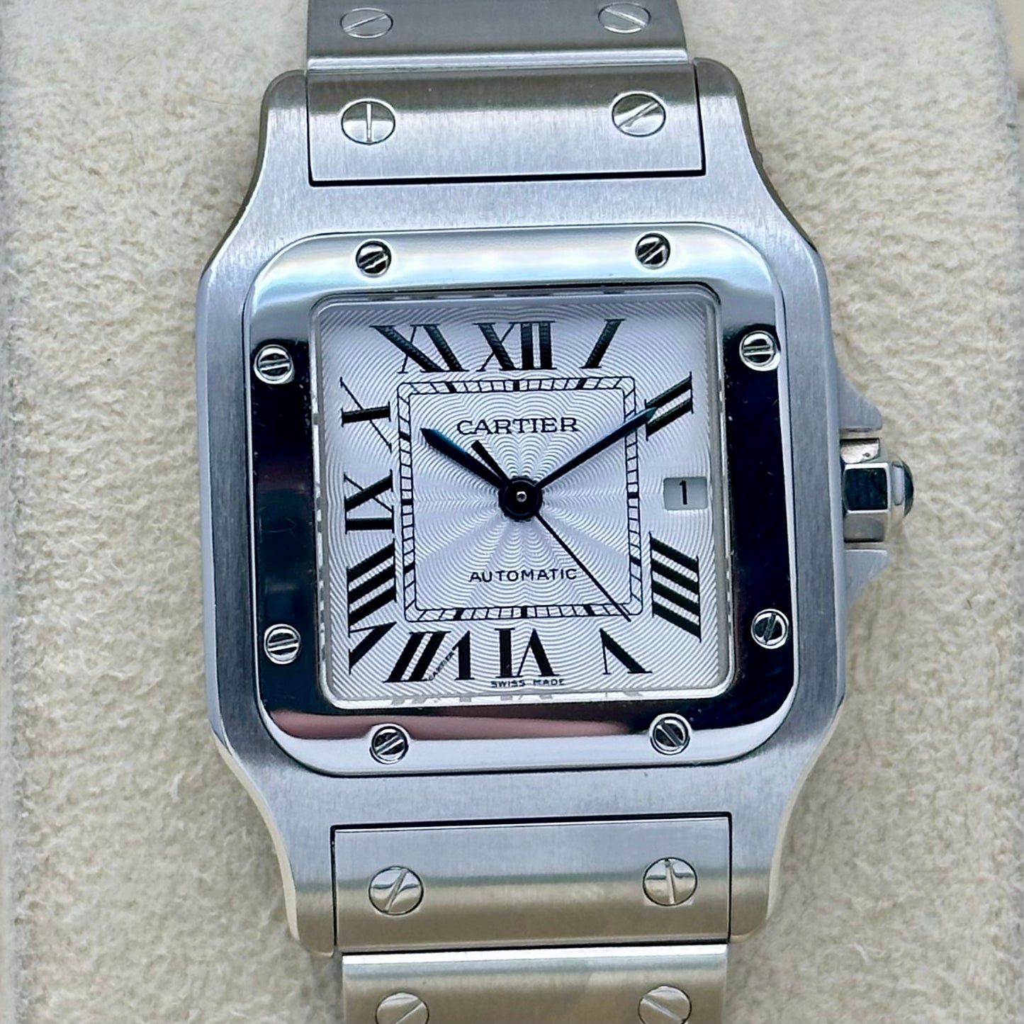 Santos Galbee Guilloché Automatic Ref 2319