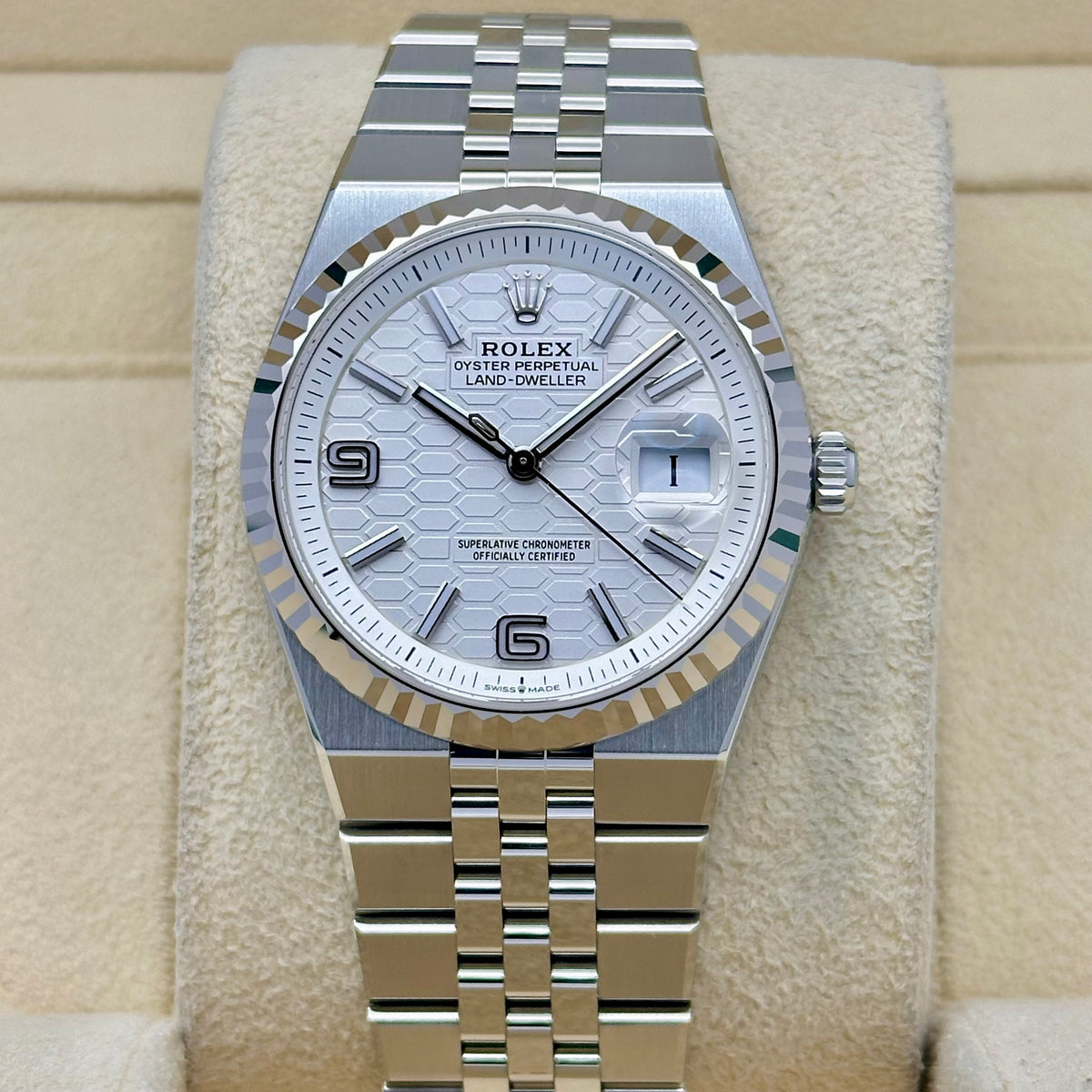 Land-Dweller 36 18K White Gold Ref 127234 2026