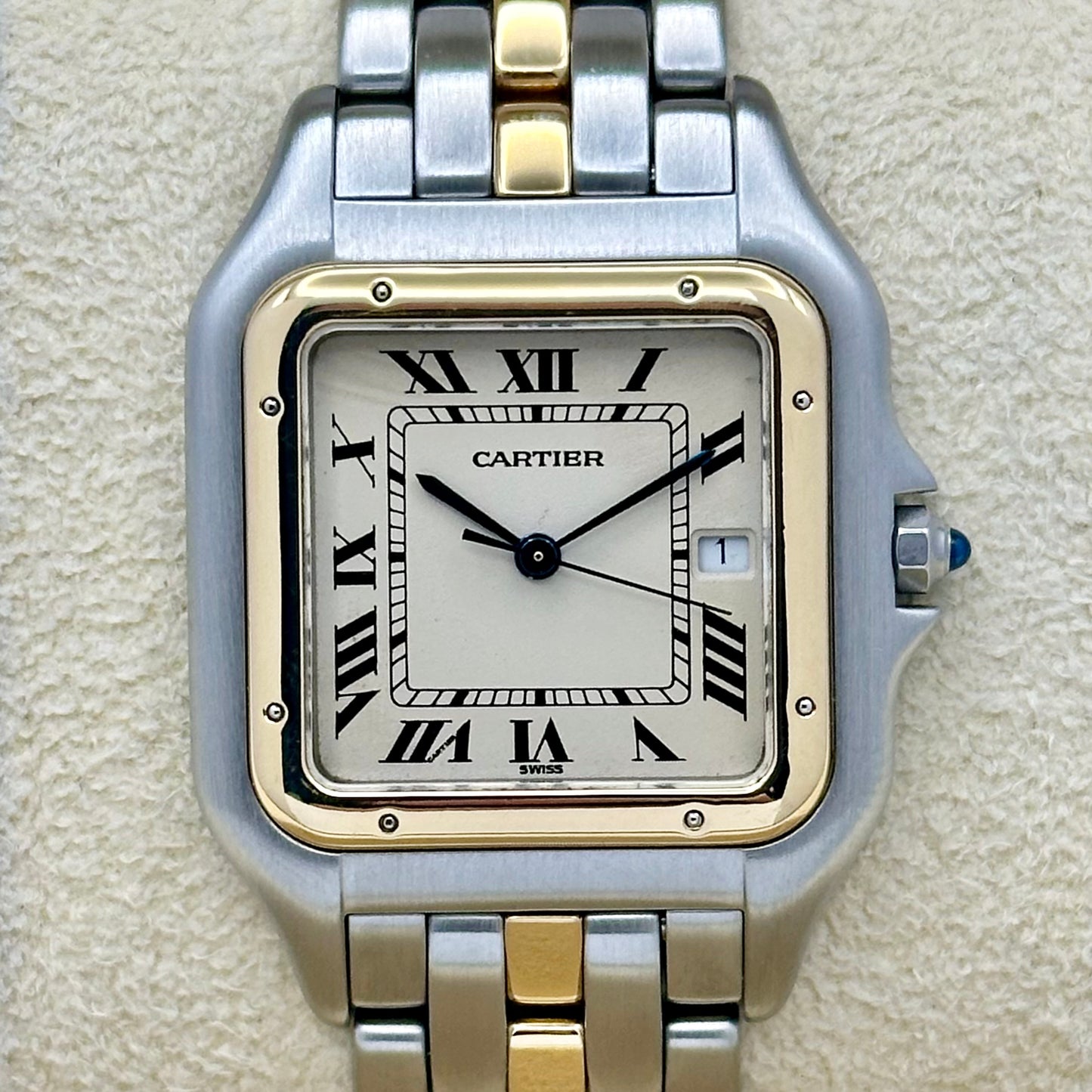 Panthére Single Row Jumbo 18K Yellow Gold Ref 8395 1990