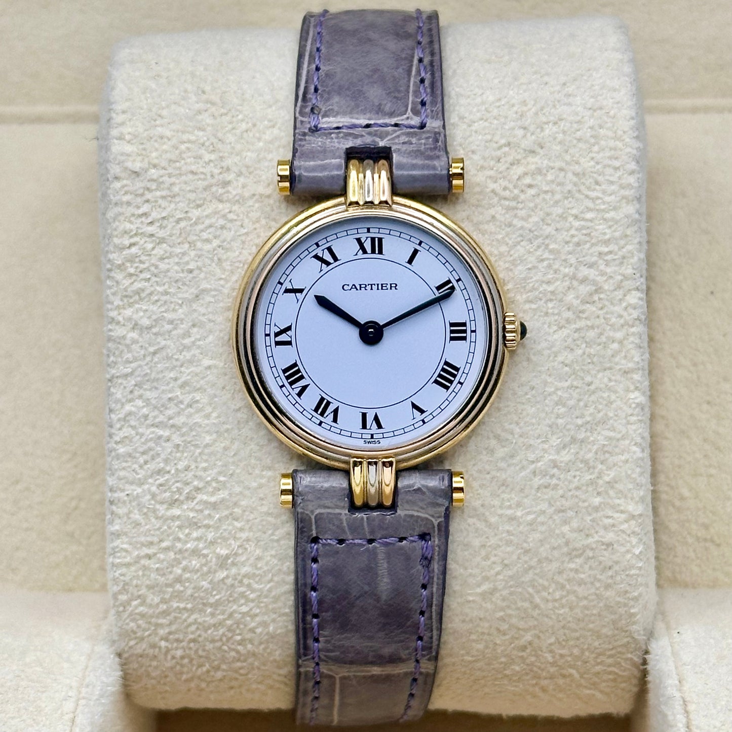 Vendome Trinity 18K Gold White Romans Ref 81004 1990