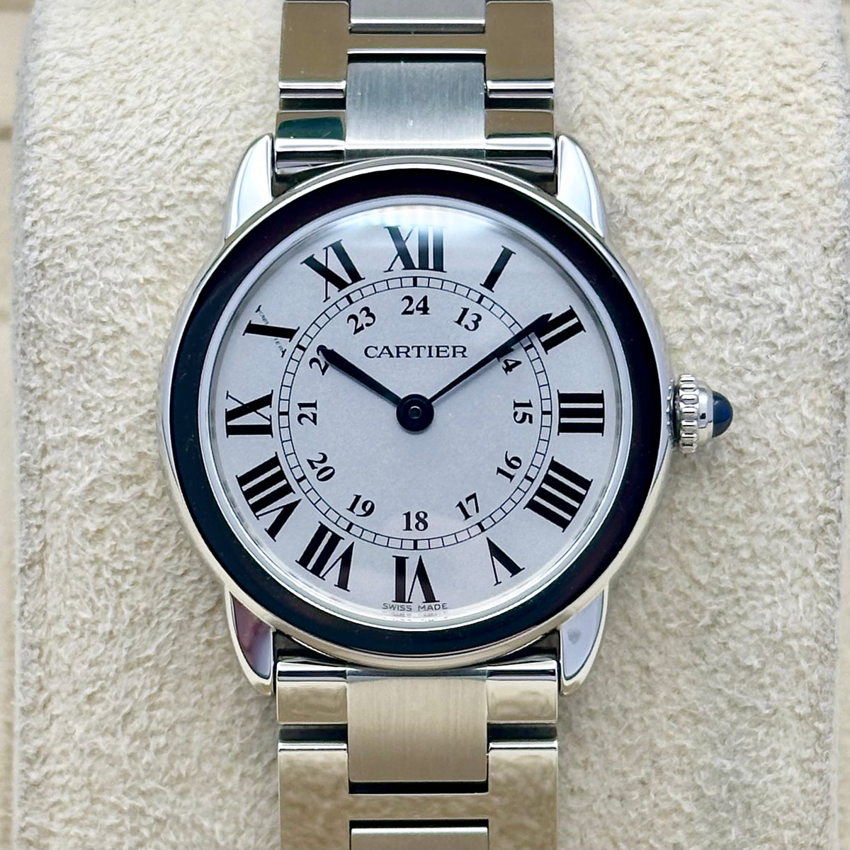 Ronde Solo De Cartier White Romans Ref W6701004 2021