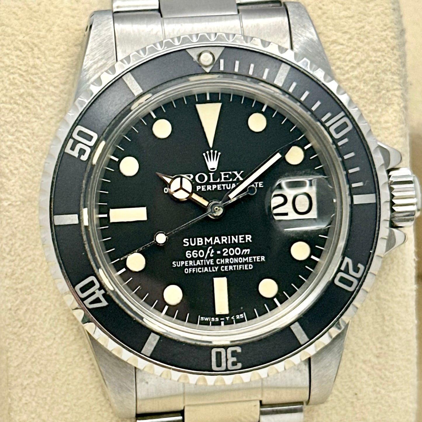 Submariner Date Vintage Tritium Ref 1680 1978