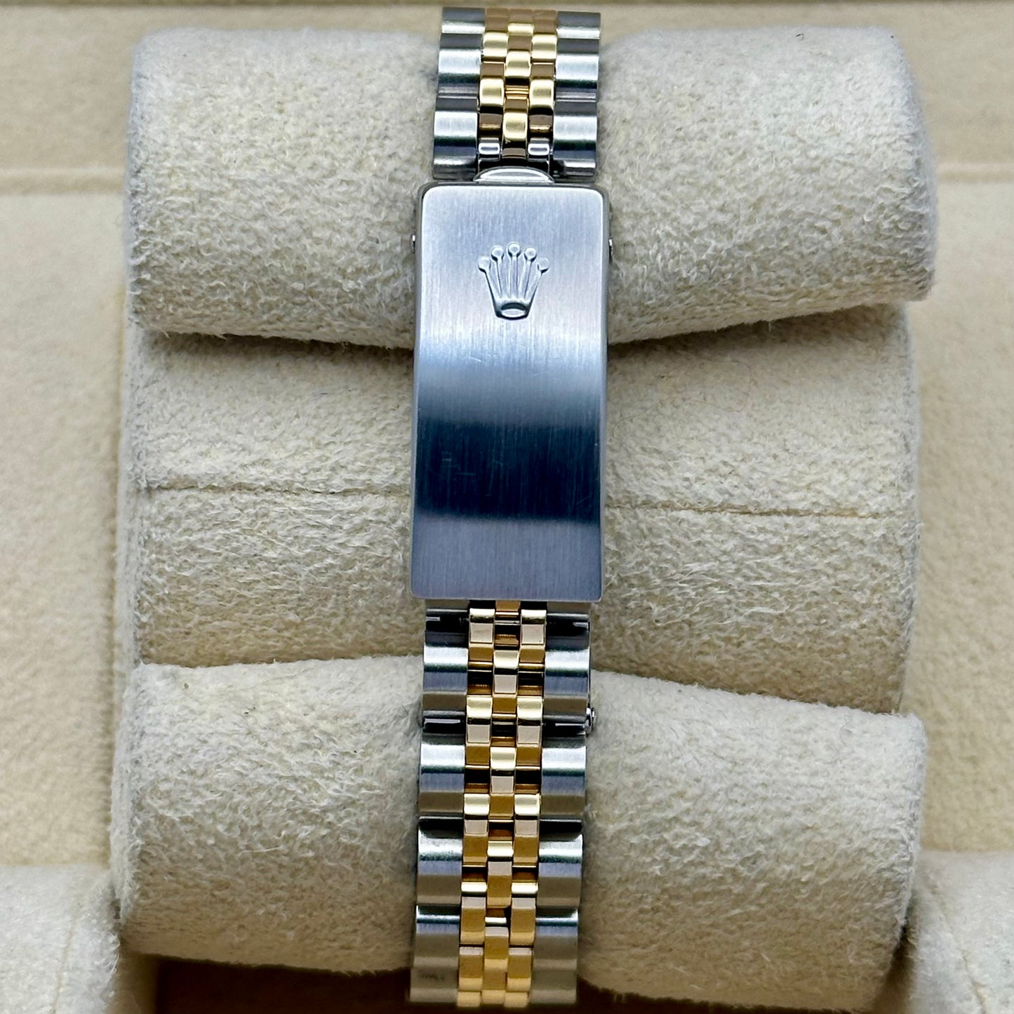 Lady-Datejust 26 18K Yellow Gold Champagne Big Diamond Ref 69173G 1995