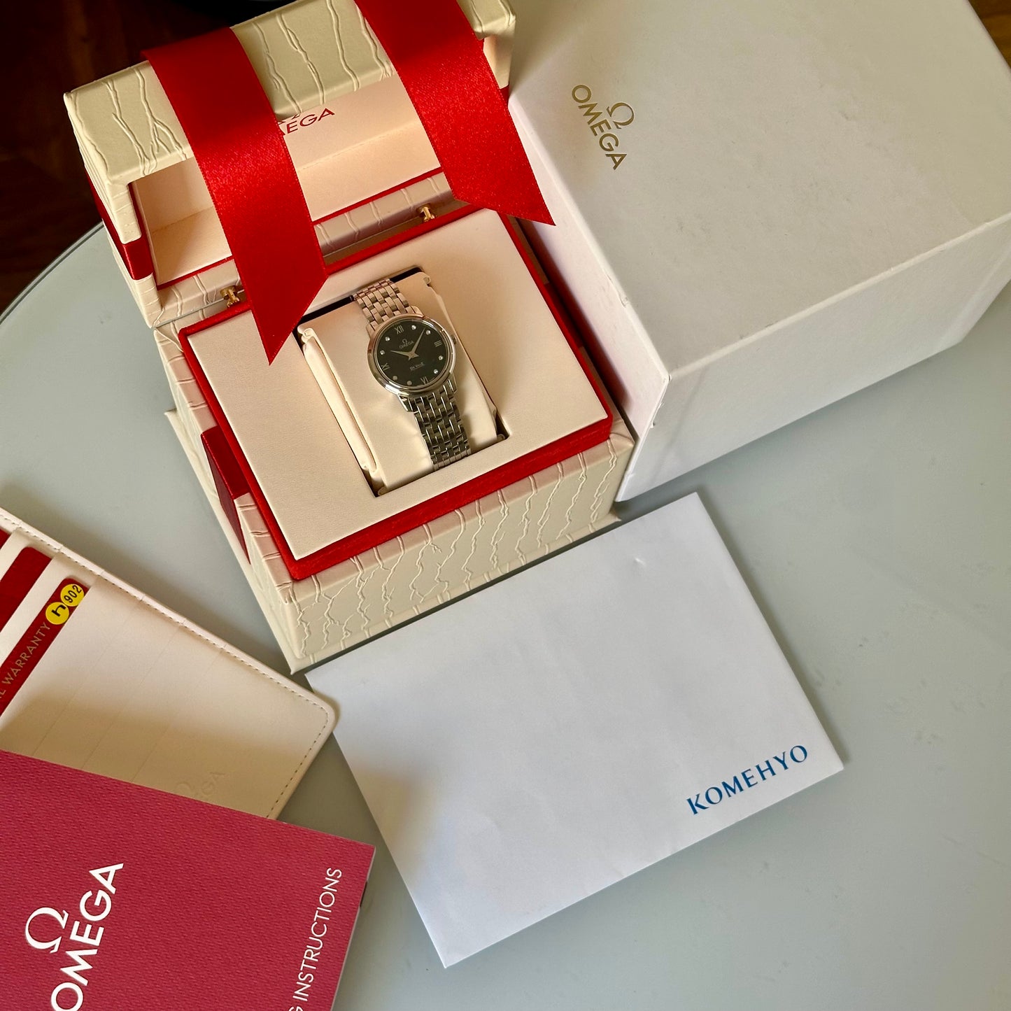 De Ville Prestige Ladies Blue Diamond Ref 424.10.27.60.53.001 2024