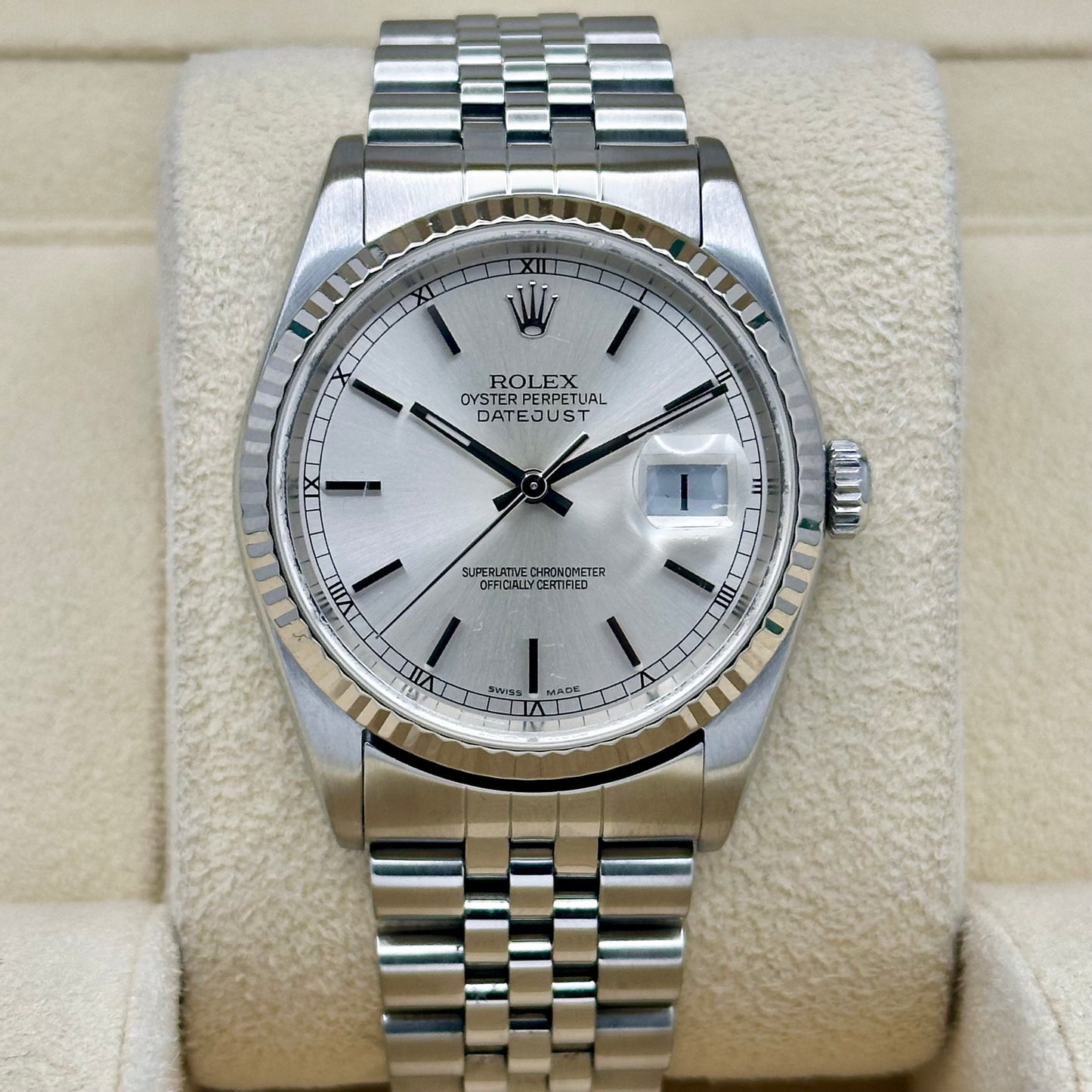 (ON HOLD) Datejust 36 Silver Sunburst Dial Ref 16234 2000