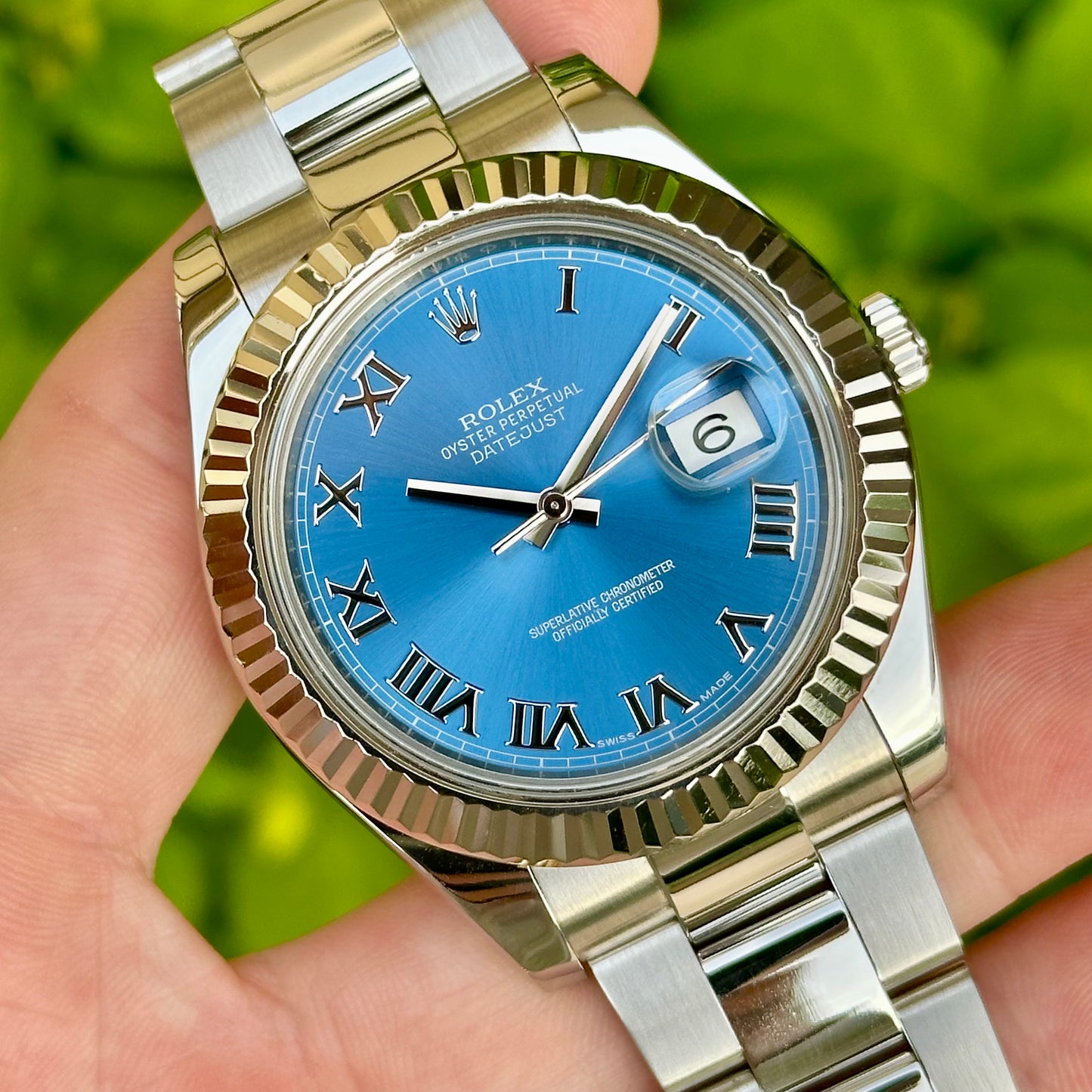 Datejust 41 II Azzurro Blue Ref 116334 2017