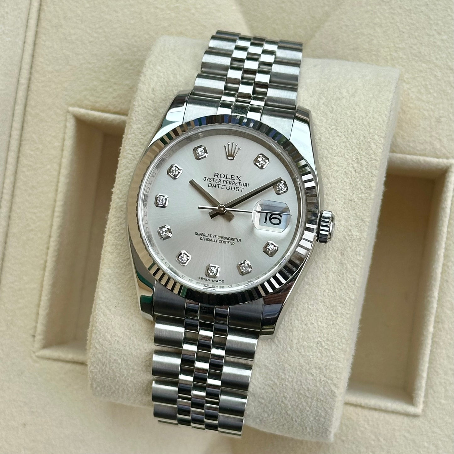 Datejust 36 Diamond Dial Ref 116234 2013