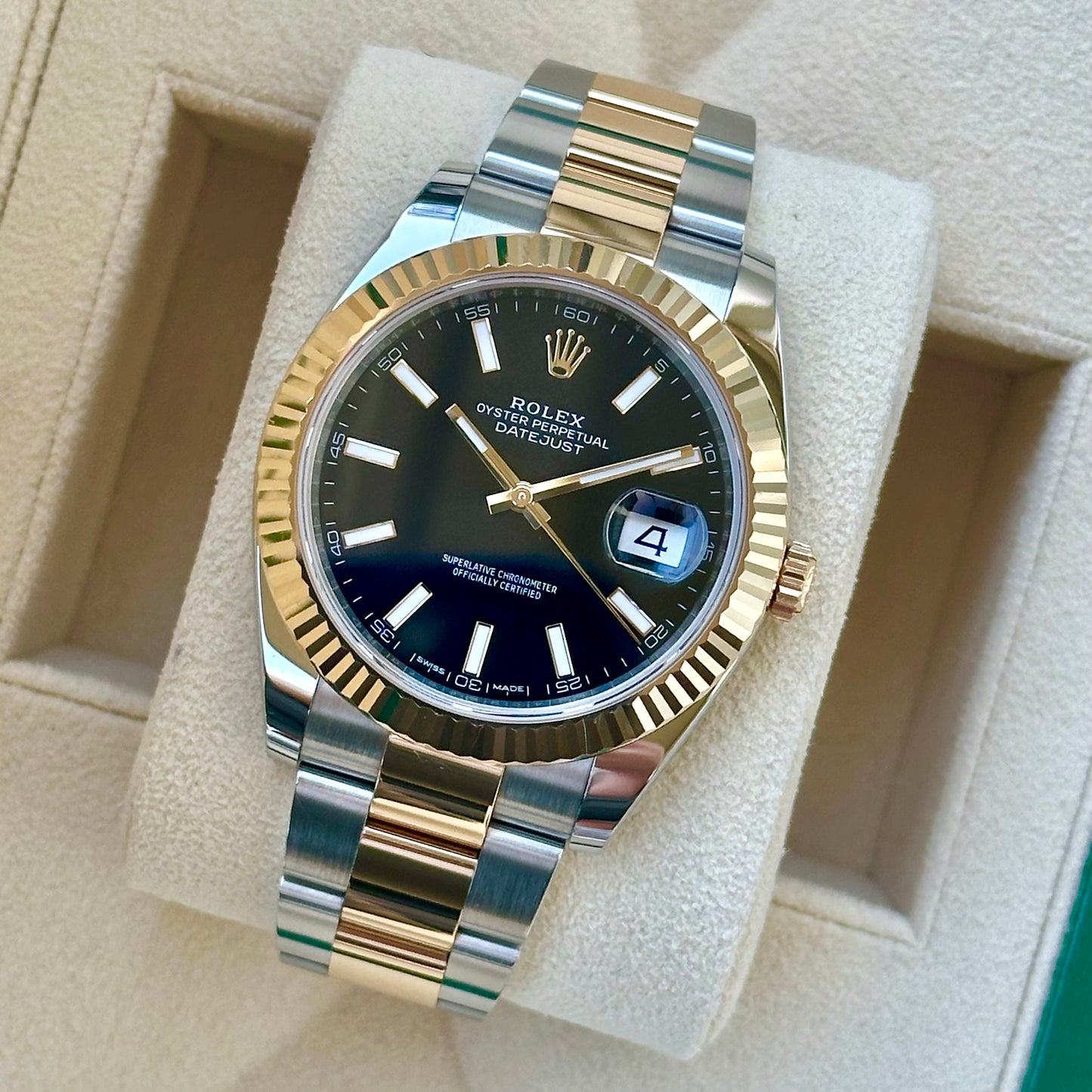 Datejust 41 Black Two Tone Ref 126333 2019