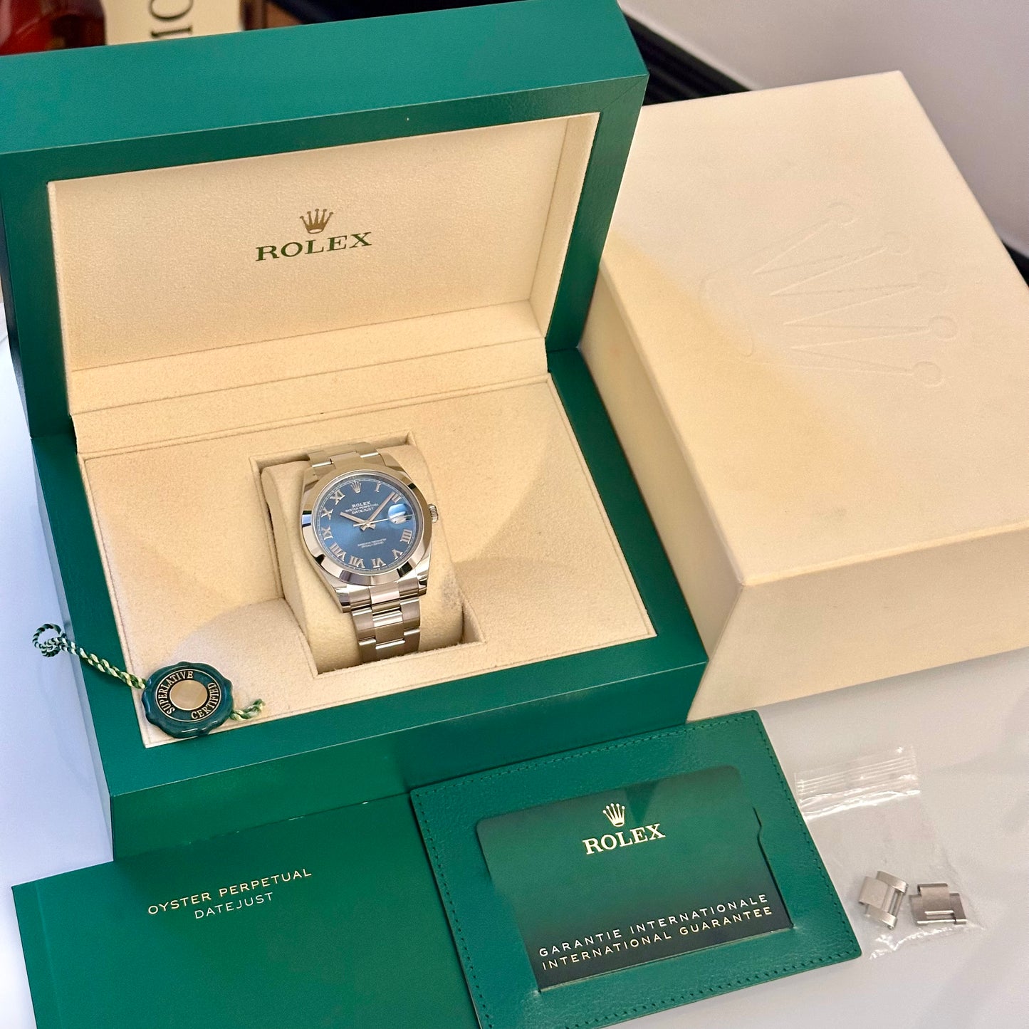 Datejust 41 Azzurro Blue Ref 126300 2023