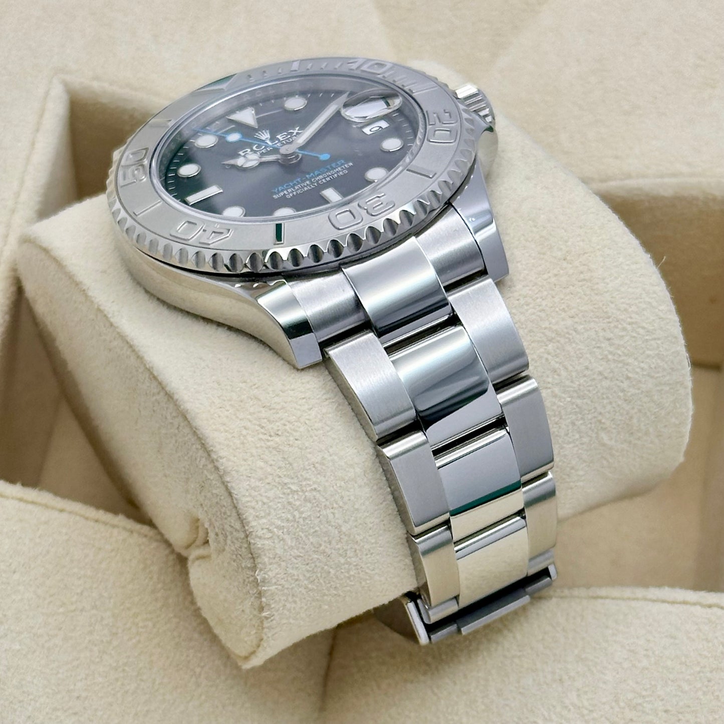 37 Rhodium Dial 37 Yacht Master Rolex Yacht-Master 37 Platinum