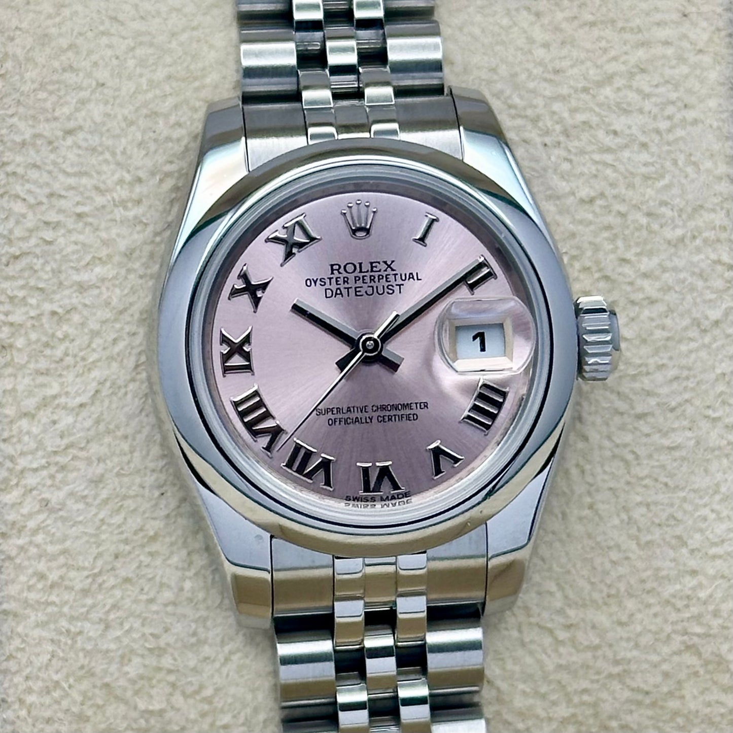 Lady-Datejust 26 Pink Romans Ref 179160 2016