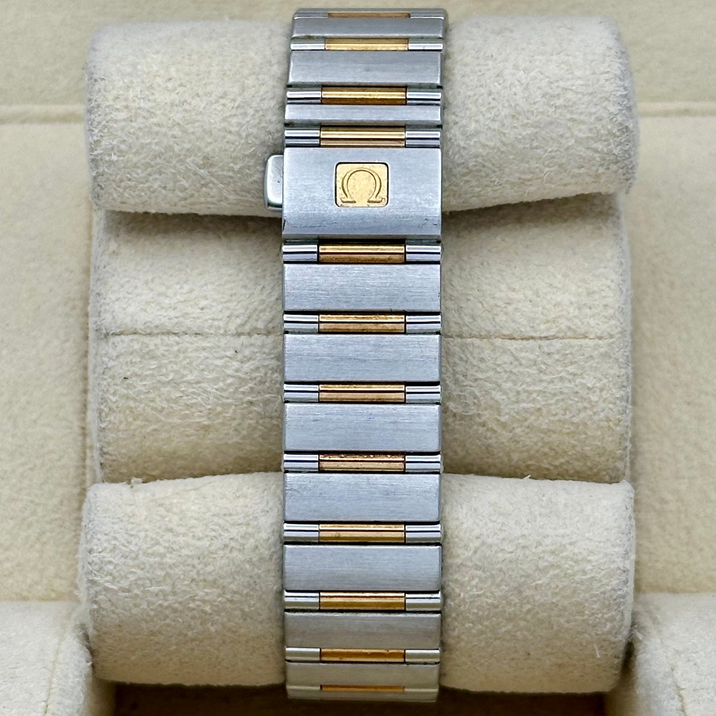 Constellation Ladies Factory Diamond Bezel Yellow Gold Ref 111.25.26.60.58.001