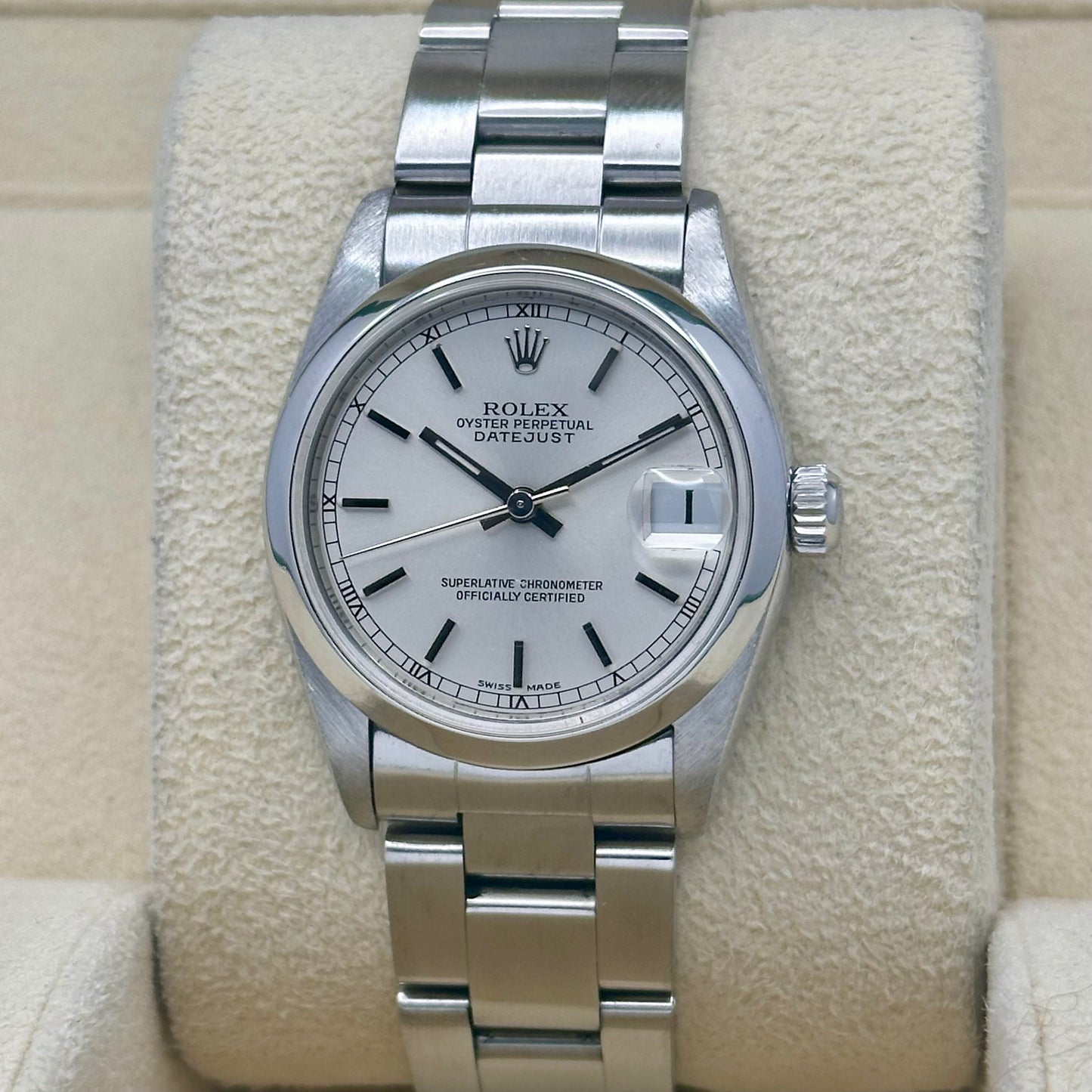 Datejust 31 Silver Sunburst Ref 78240 1999