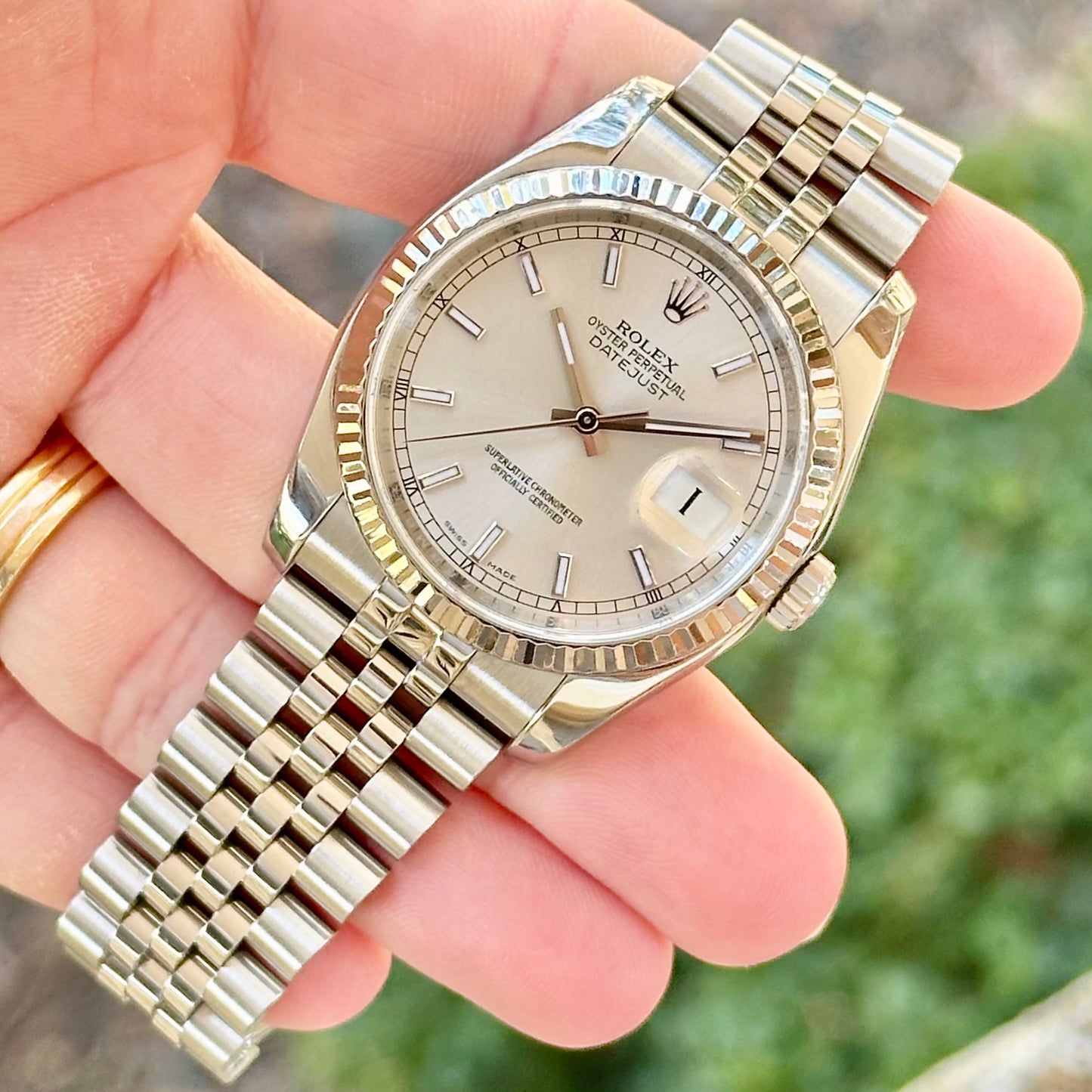 (ON HOLD) Datejust 36 Sunburst Silver Ref 116234 2016