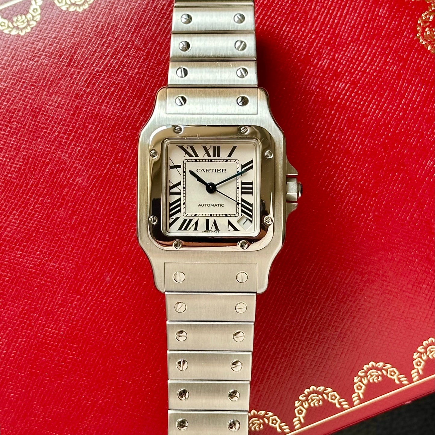 Santos Galbée Automatic XL White Romans Ref 2823 2008