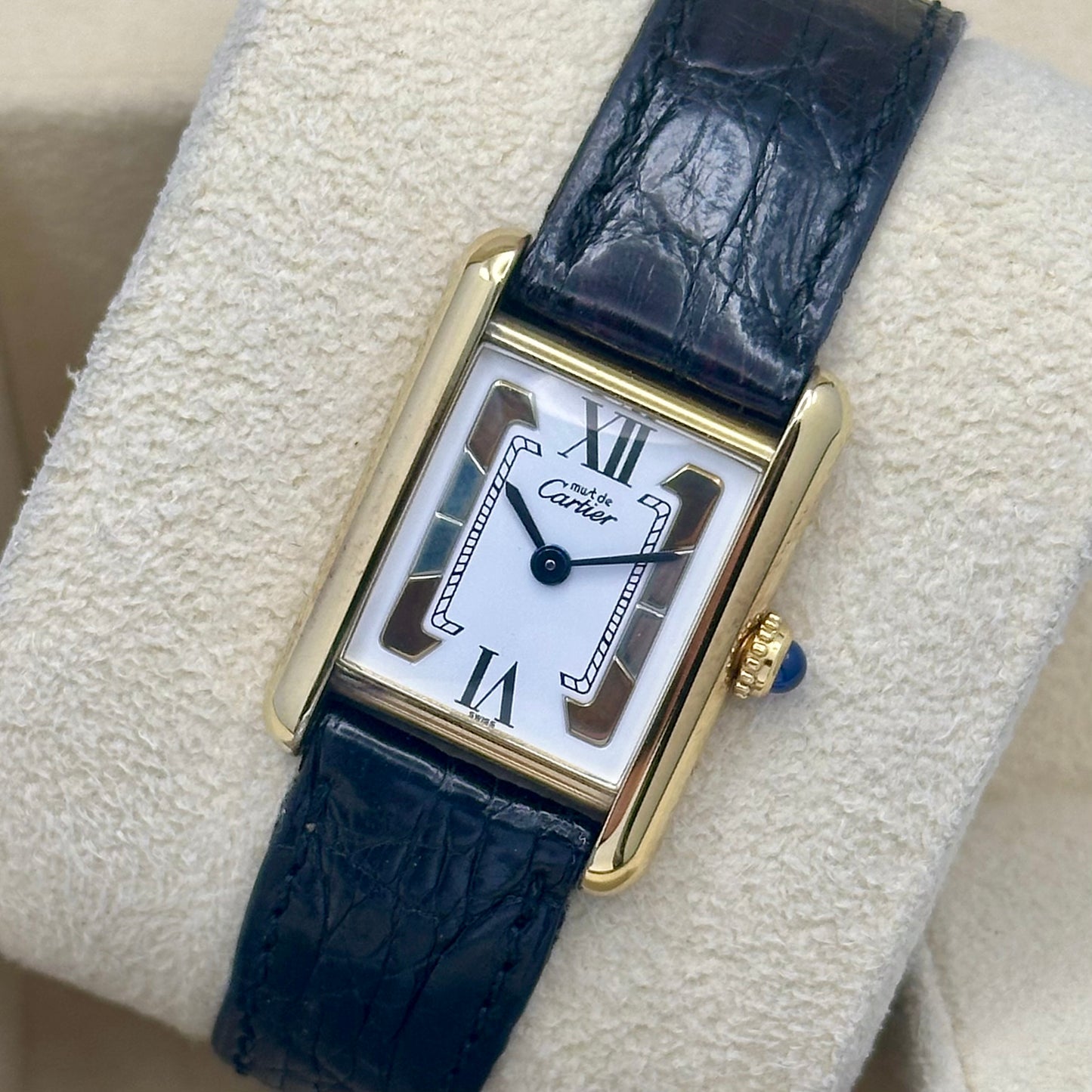 Tank Must Small White Trinity Dial Ref 5057001